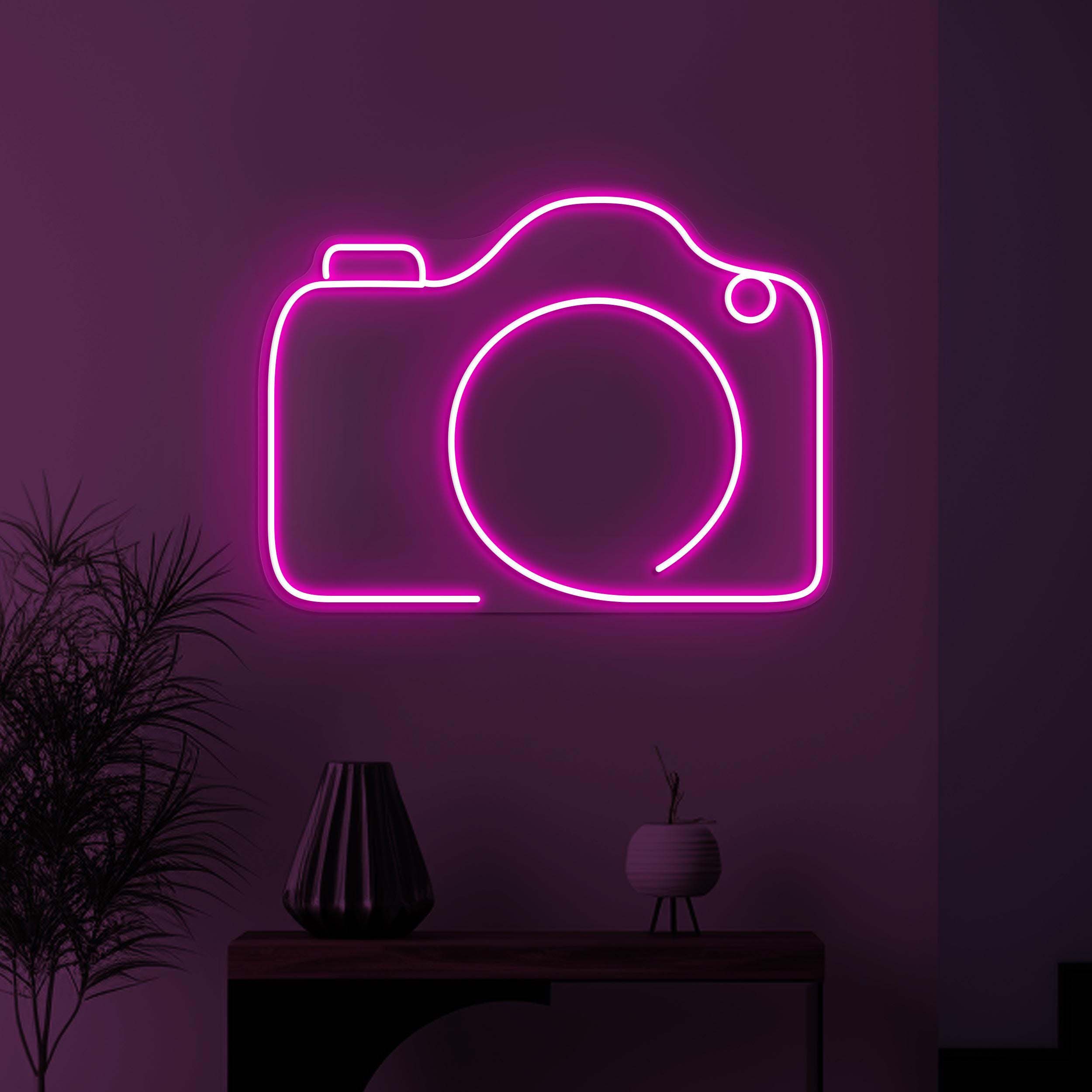 Camera Neon Sign, Camera LED Light, Photography Wall Decor, Kids Room Wall Art, Photo Studio Neon Light, Photographer Gift, Birthday Decor
