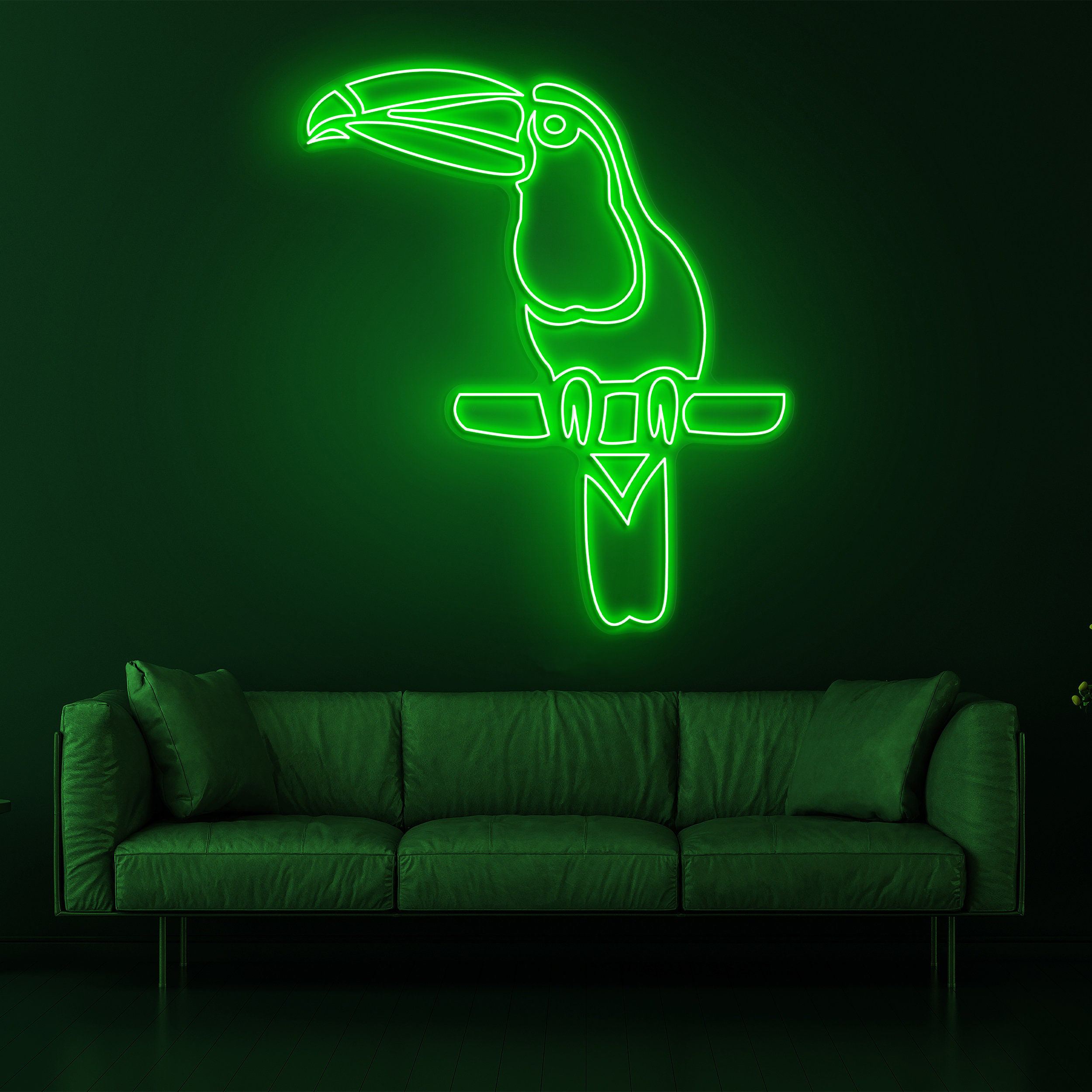 Toucan Neon Sign, LED Toucan Bird Light for Tropical Vibes, Home Decor, Parties, Gifts for Nature Lovers, Kids Room Decor, Toucan LED Sign