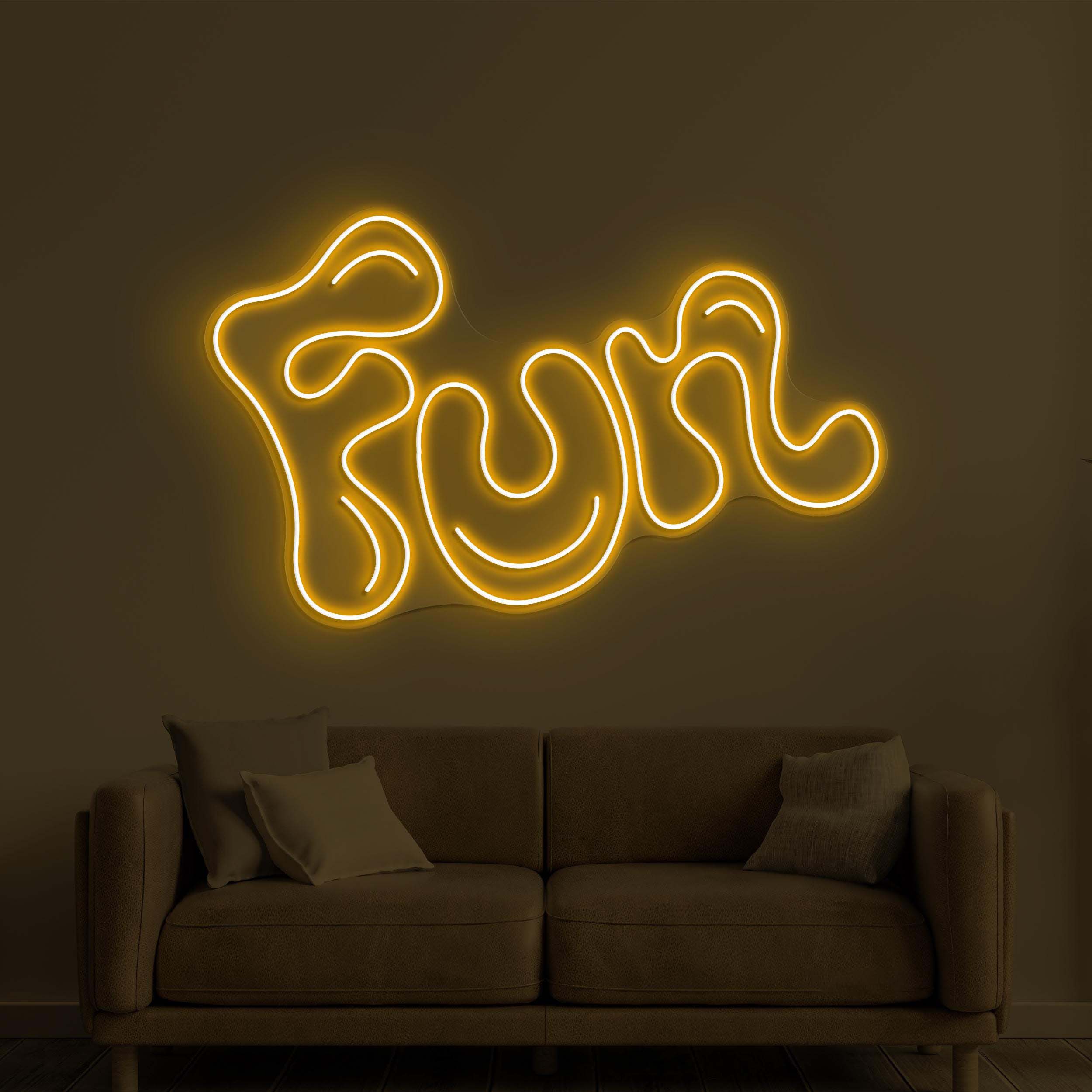 Fun Neon Sign, Fun LED Light, Party Wall Decor, Wedding Party Wall Art, Home, Room, Birthday & Party Decor, Personalized Fun Neon Sign, Gift