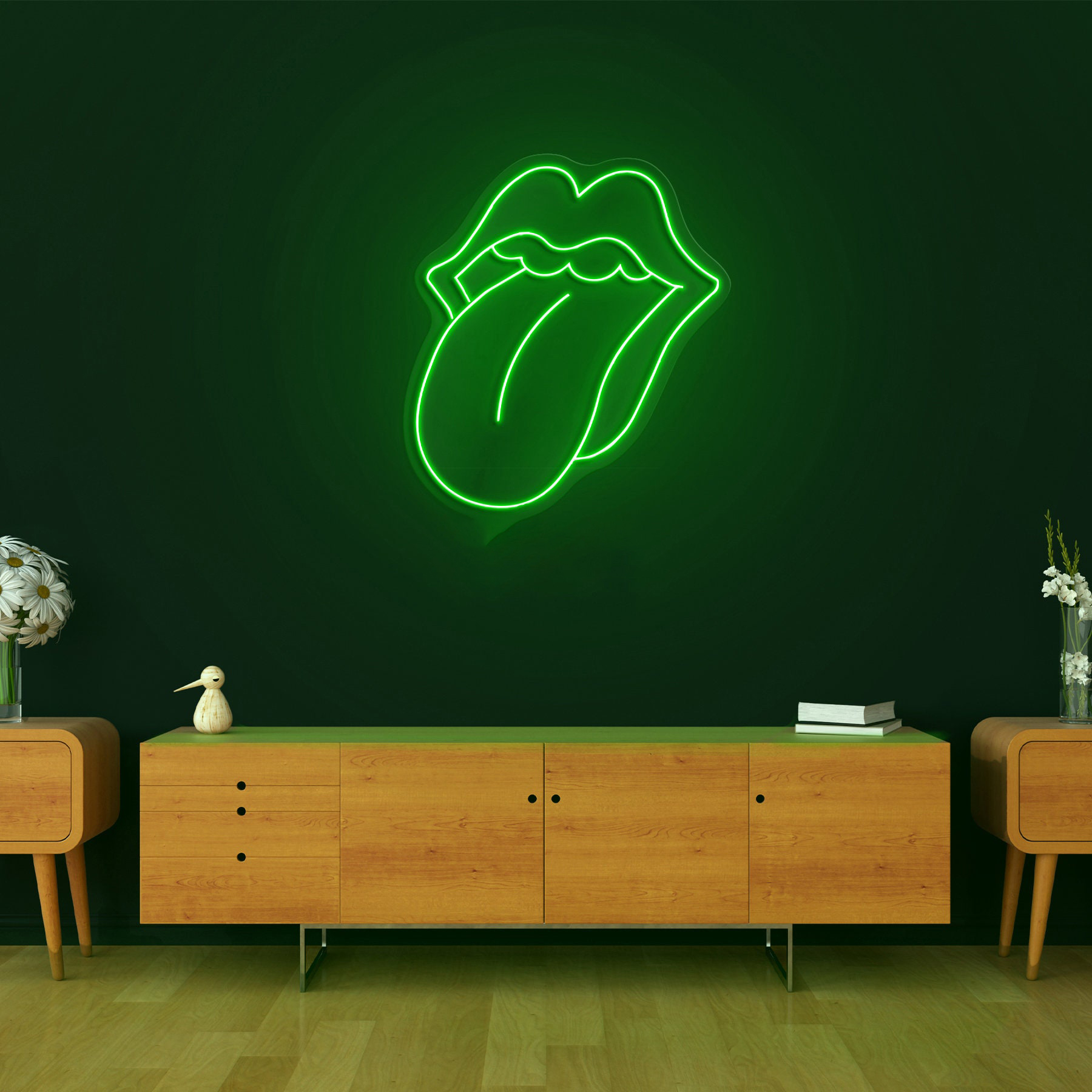 Mouth Lips Neon Sign, Lips LED Light, Big Tongue Modeling Sign, Room Decor, Lips Wall Art, Party Gift, Custom Neon Sign, Home and bar Decor