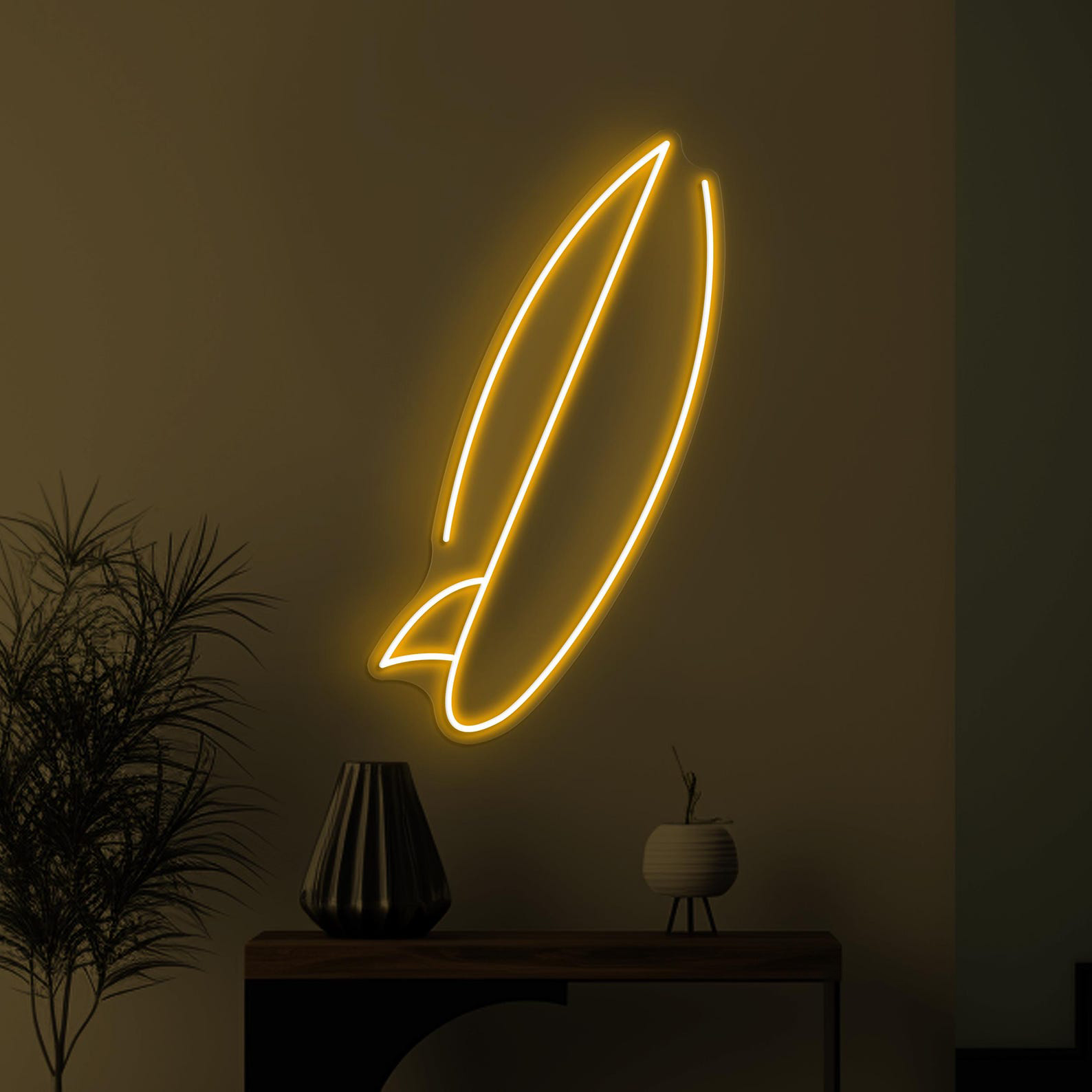 Surfboard Neon Sign, Surfboard LED Light, Summer Vibes Neon Art, Beach Wall Decor, Beach Party Neon Light, Sea Surfboard Sign, Ocean Lover