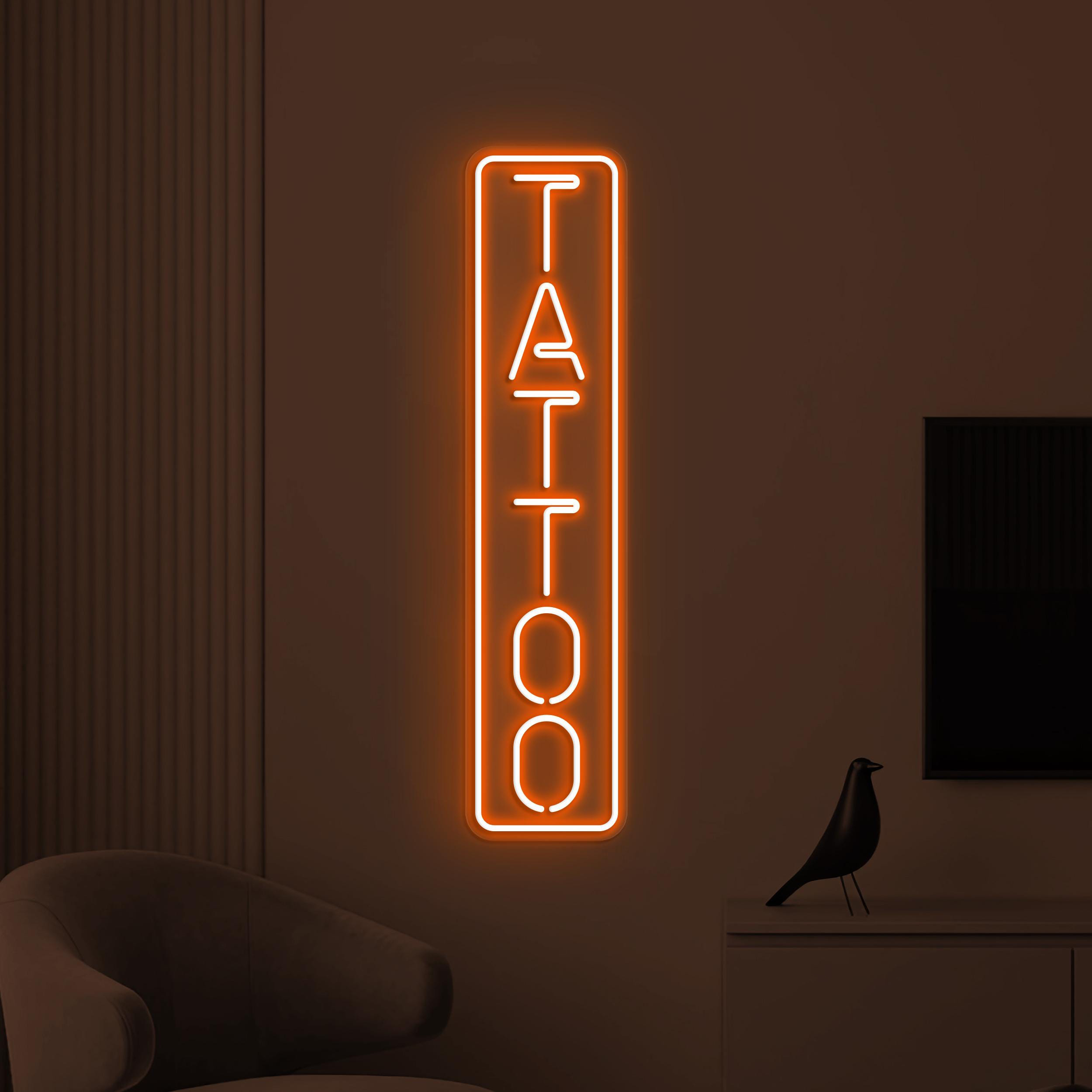 Tattoo Neon Sign, Tattoo LED Light, Tattoo Shop Wall Art, Tattoo Center Wall Decor, Tattoo Business Logo Sign, Tattoo Artist Room Decor