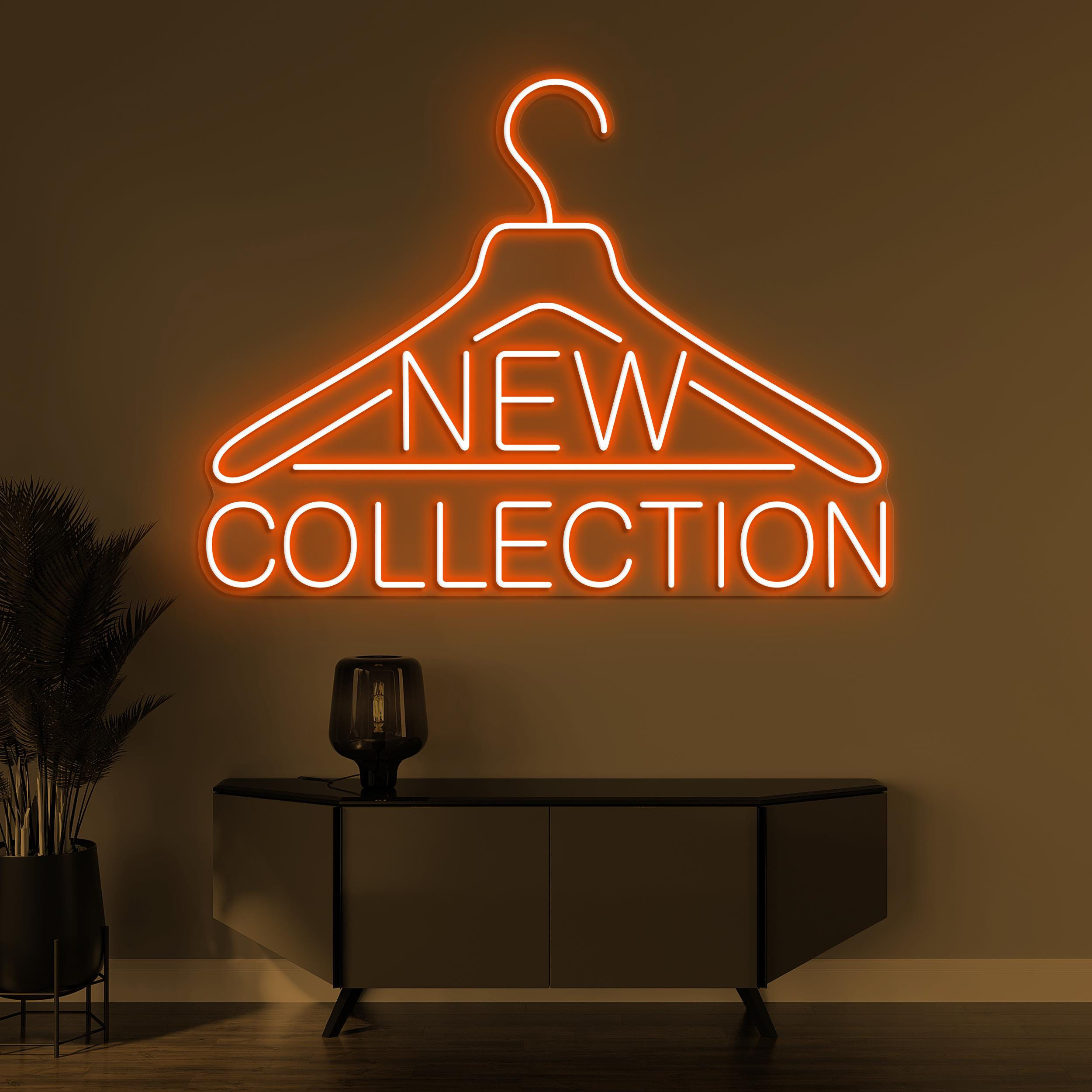 New Collection Neon Sign, New Collection LED Light, Fashion Wall Decor, Hanger Neon Art, New Arrivals Led Sign, Boutique Neon Wall Decor