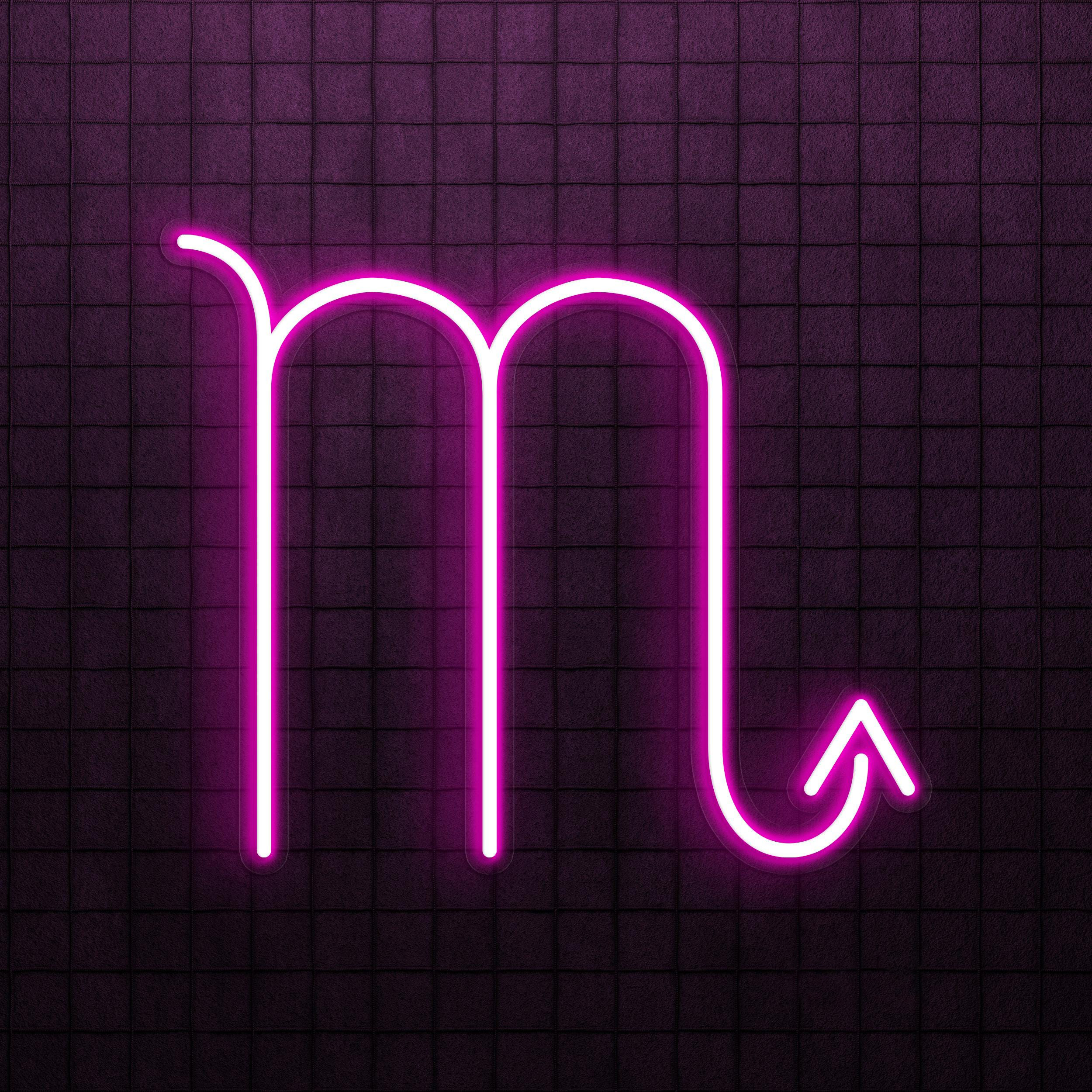 Scorpio Neon Sign, Scorpio LED Light, Zodiac Horoscope Wall Decor, Astrology Zodiac Neon Light, Personalized Neon Sign, Home Wall Decor