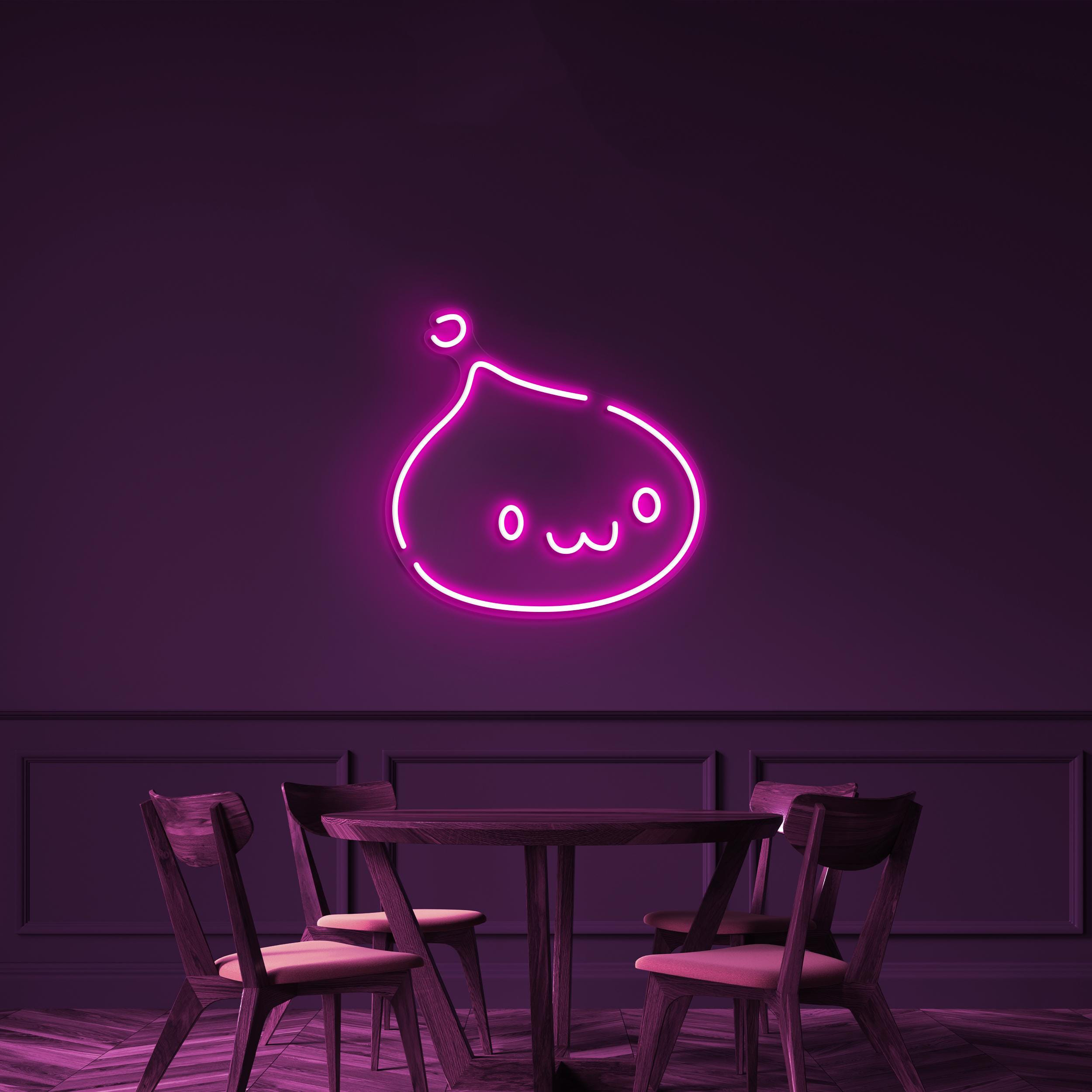 Cute Momo Neon Sign, Cute Momo LED Light, Kawaii Wall Decor, Nursery Room Wall Art, Custom Neon Sign, Home Wall Decor, Party Decoration