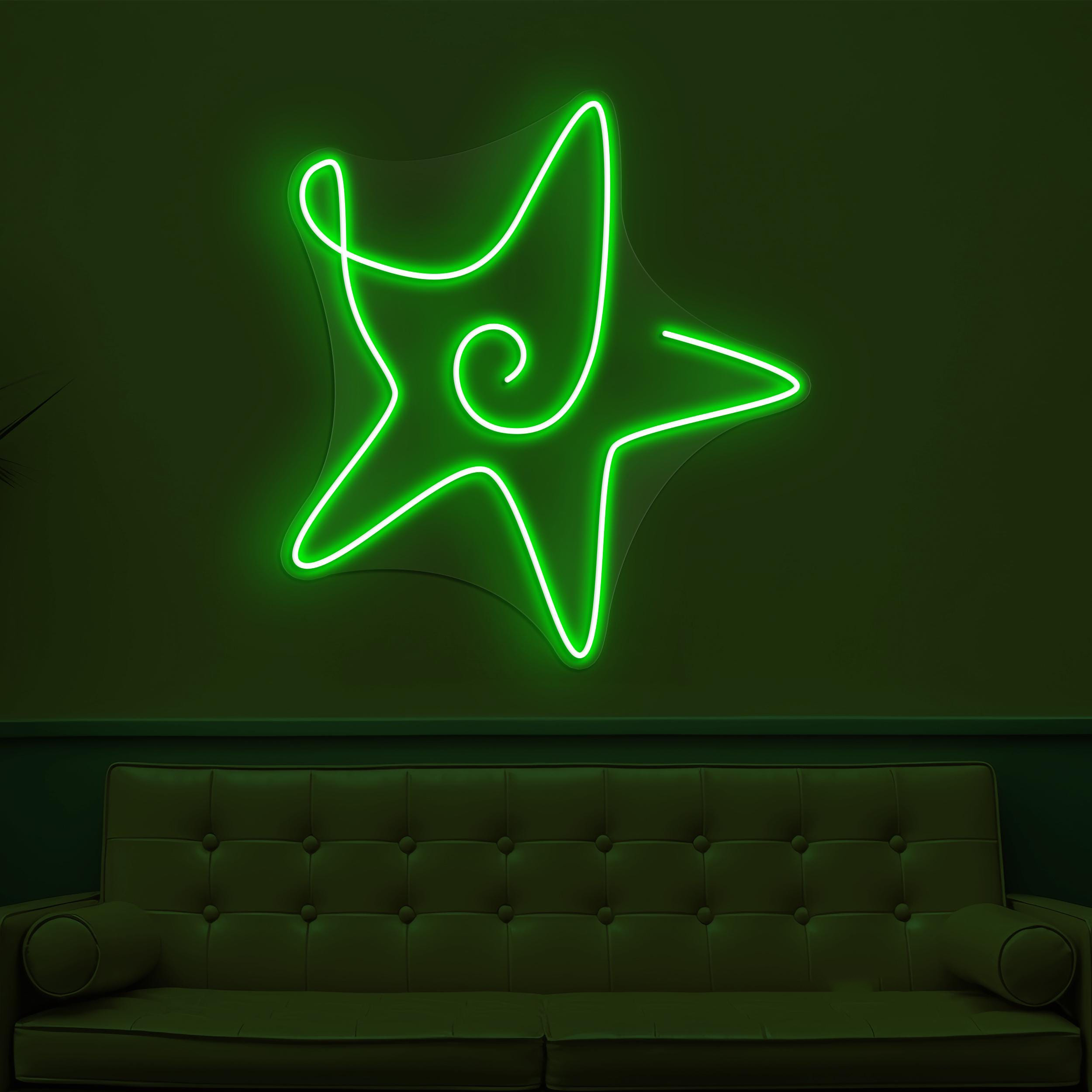 Star Neon Sign, Star LED Light, Kids Room Wall Decor, Led Night Wall Art, Home Neon Light, Bedroom Led Sign, Restaurants Led Neon Light