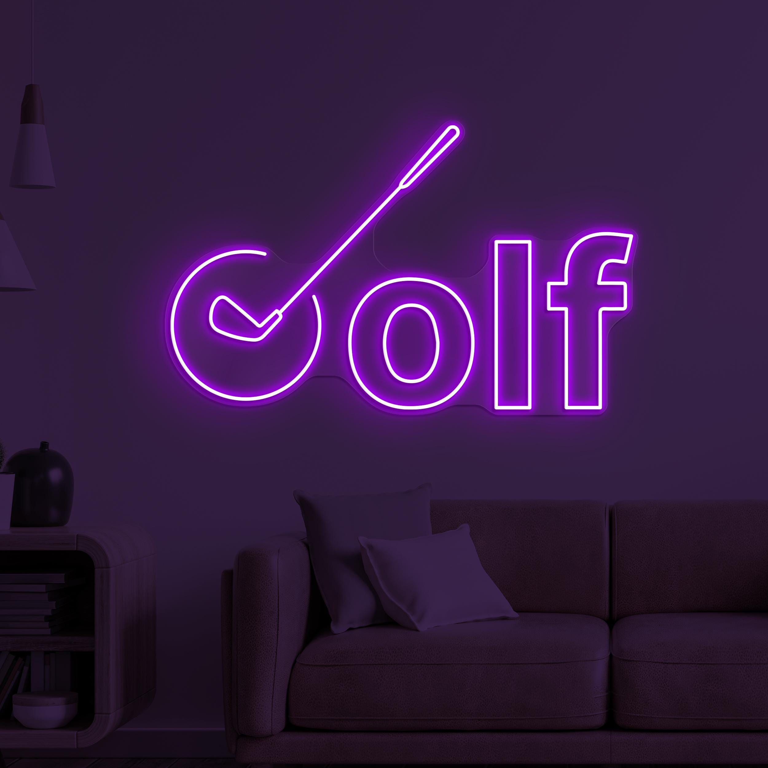 Golf Neon Sign, Golf LED Light, Golf Logo Wall Decor, Sports Shop Wall Art, Game Room Neon Light, Golf Club Neon Sign, Golf Lover Gift Idea