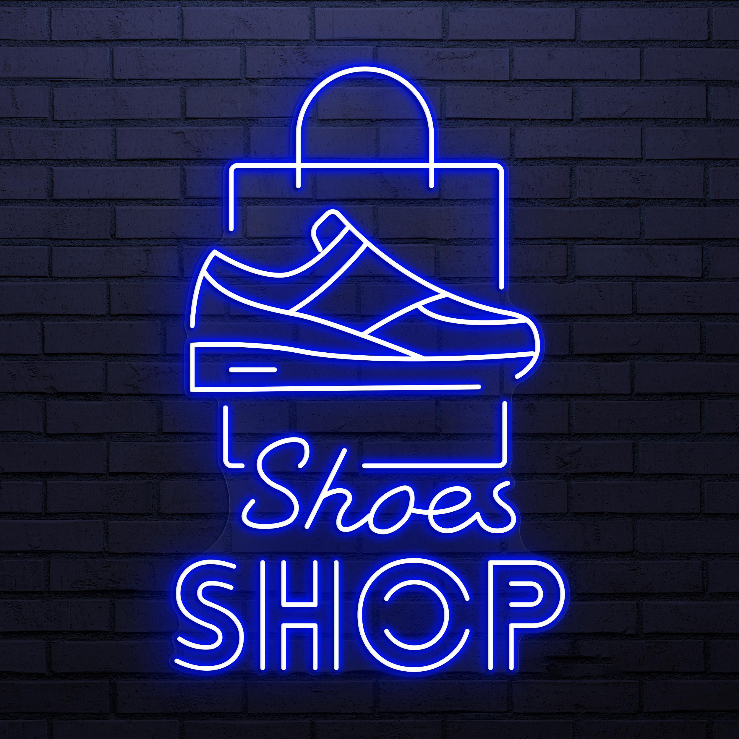 Shoes Shop Neon Sign, Shoes Shop LED Light, Business Logo Wall Decor, Shoe Store Neon Light, Custom Neon Sign, Sneakers Shop Neon Decor