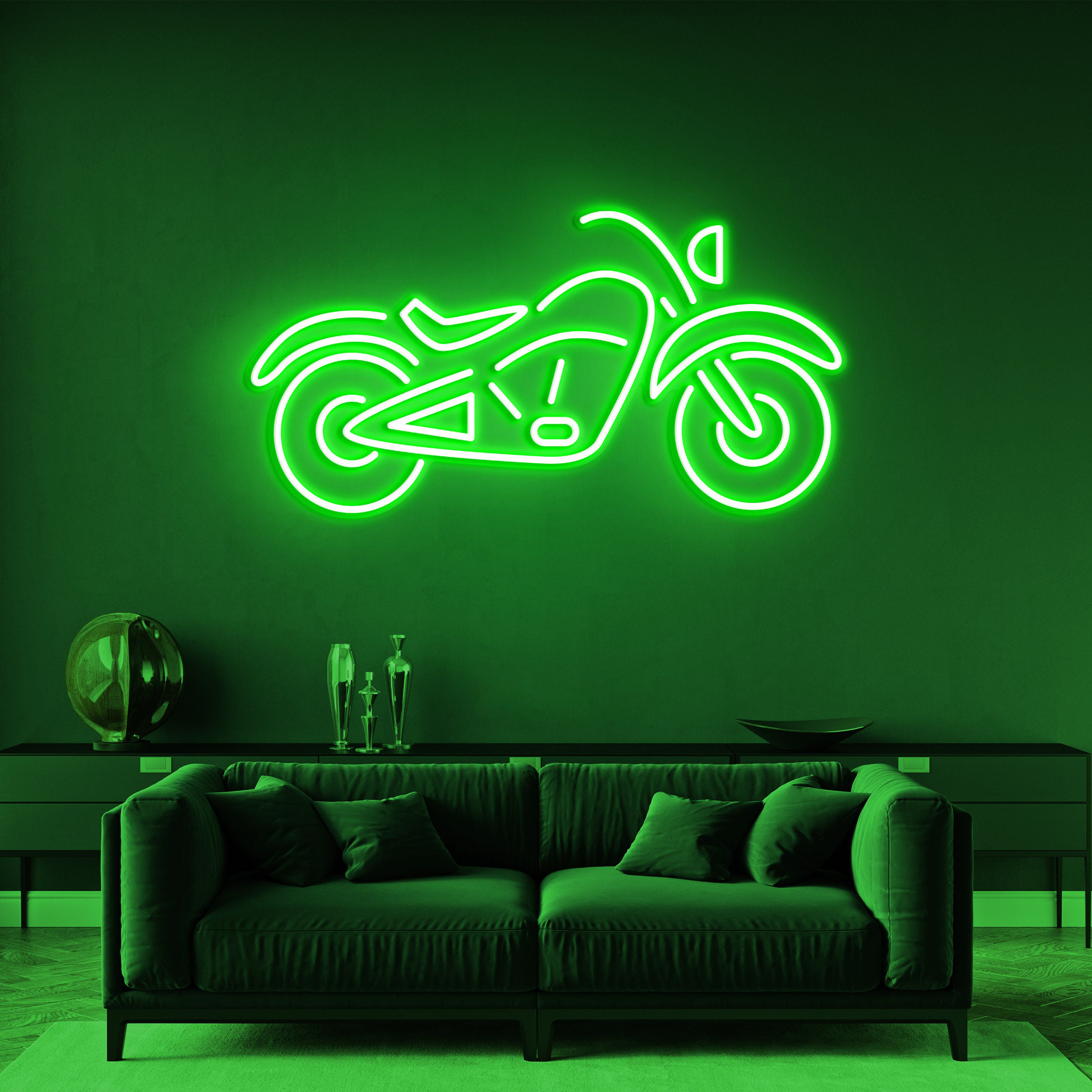 Motorbike Neon Light, Bike Sign, Garage Motorcycle Sign, Man Cave Decor, Motorcycle Wall Art, Garage Decor, Party Room Neon Wall Decor Gift