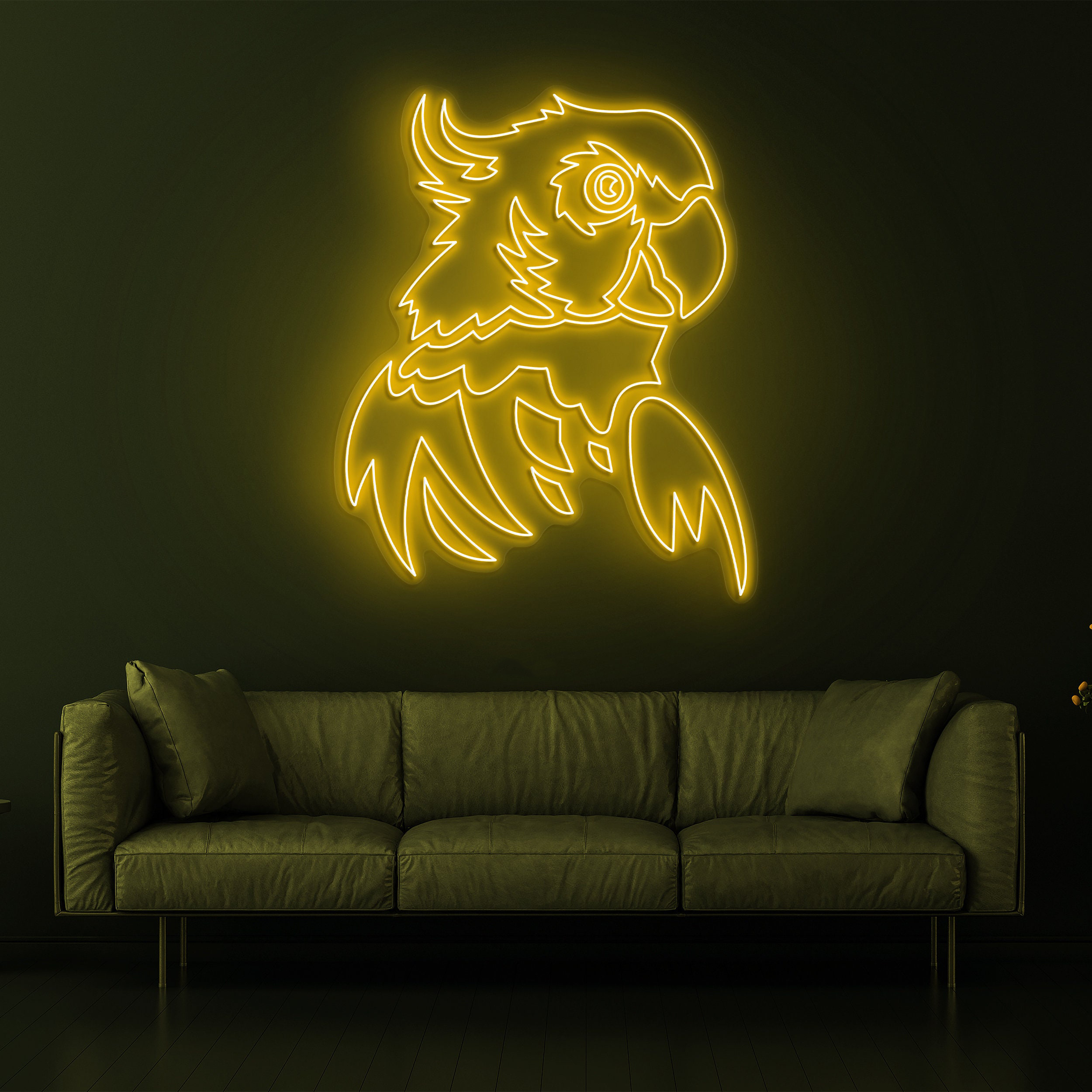 Parrot Neon Sign, Parrot LED Wall Light, Macaw Bird Neon Art, Parrot Decor, Neon Light for Bird Lovers, Gifts for Parrot Lovers, Home Decor
