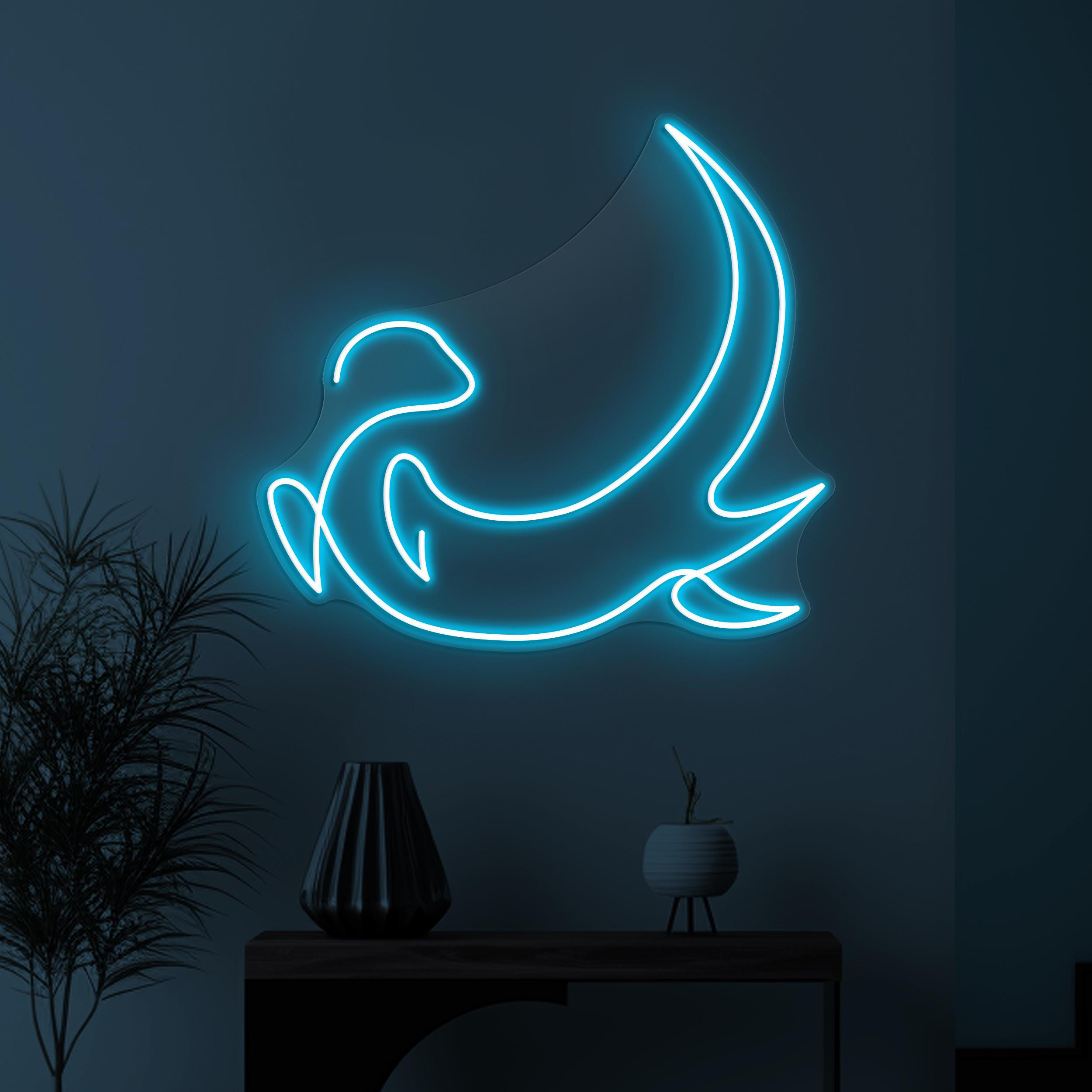 Otter Neon Sign, Otter LED Light, River Otter Wall Decor, Beach and River Neon Light, Cute Animal Wall Art, Custom Neon Sign, Home Decor