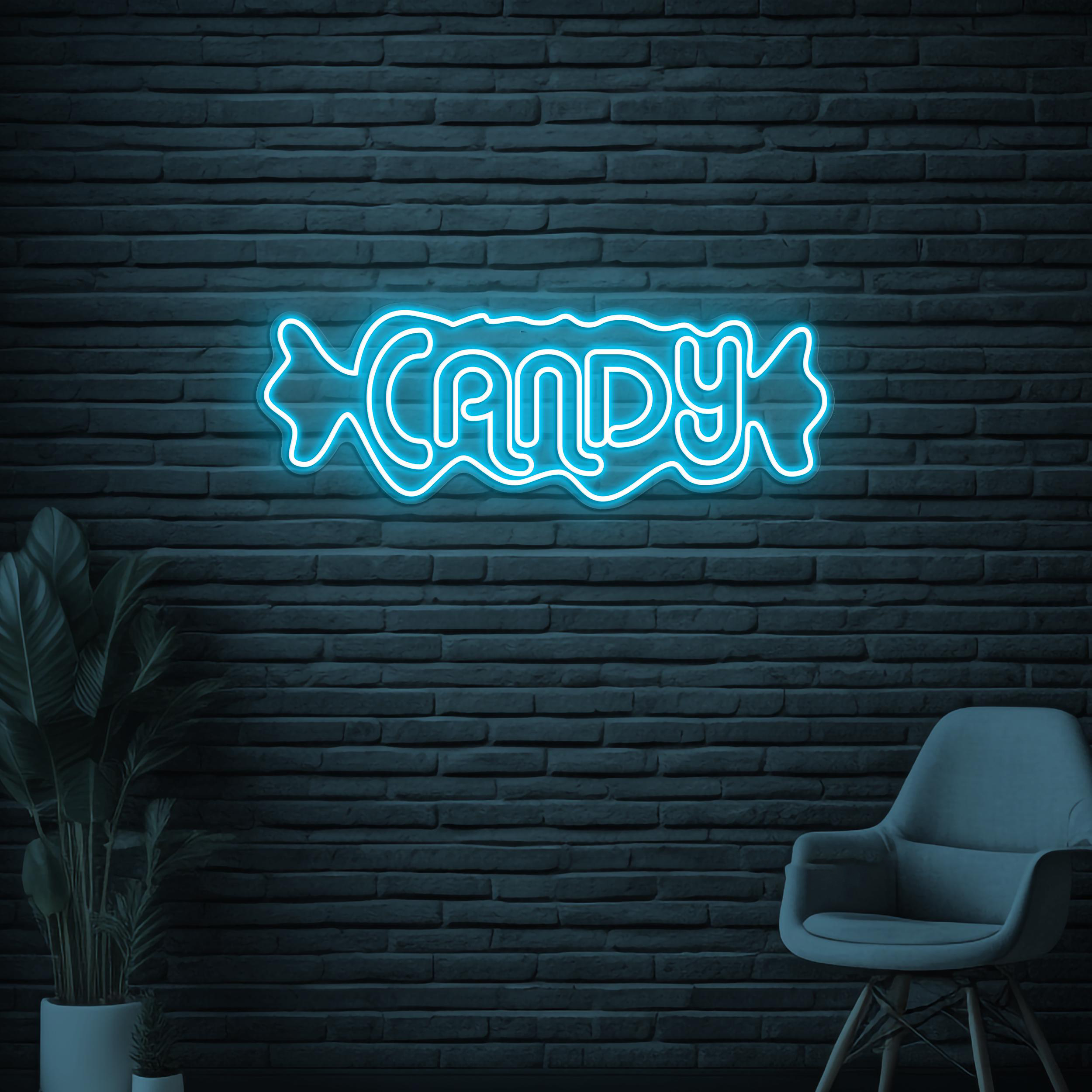 Candy Neon Sign, Candy LED Light, Candy Shop Wall Decor, Christmas Wall Art, Candy Shop Logo LED Light, Sweet Shop Neon Sign, Kids Room Art