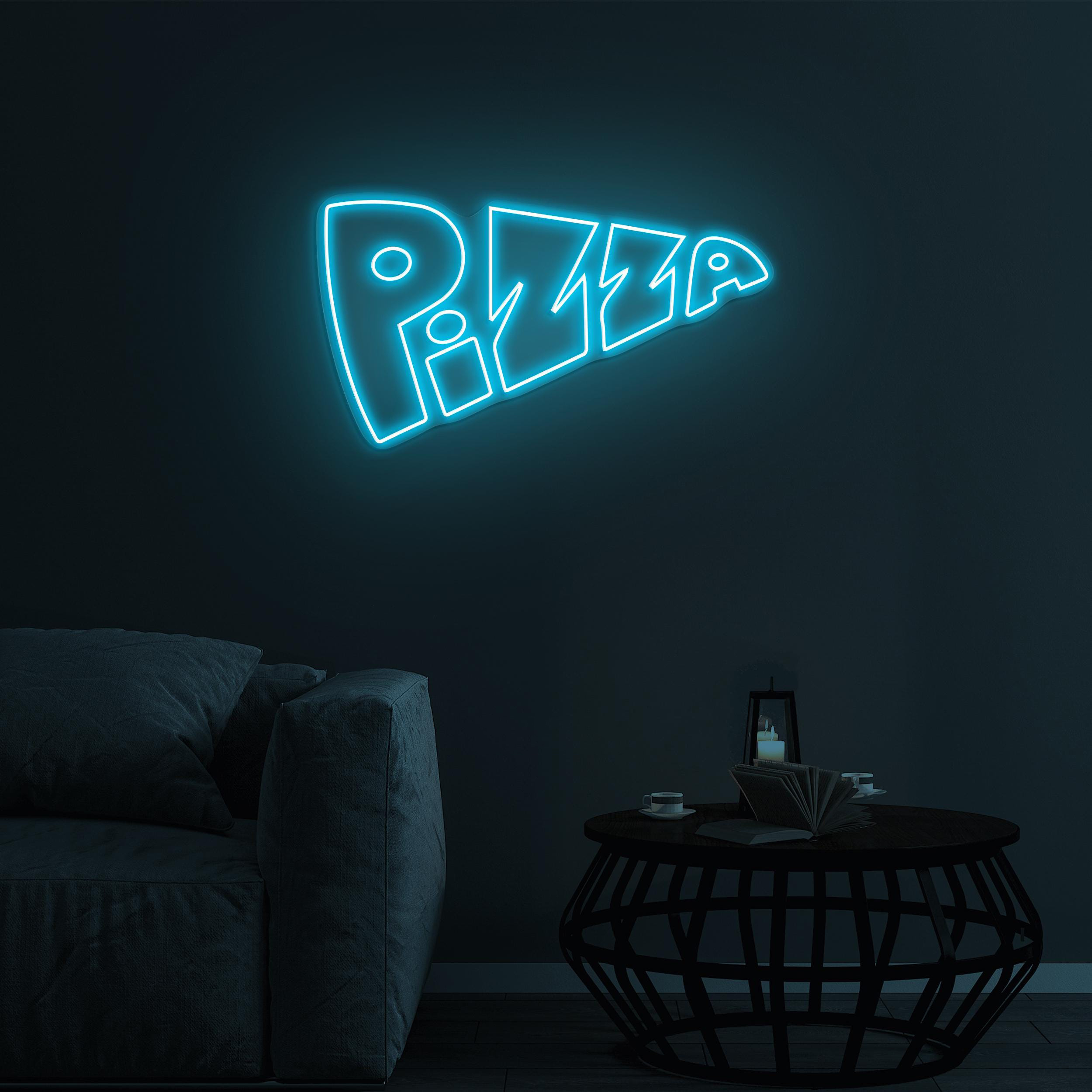 Pizza Neon Sign, Pizza Led Light, Pizza LED Neon Art, Italian Food Sign, Fast Food Restaurant Wall Decor, Kitchen Decor, Pizza Lover Gifts