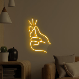 Finger Heart Neon Sign, Finger Heart LED Light, Korean Love Wall Decor, Wedding Party Wall Art, I Love You Neon Sign, Neon Gift for Couple