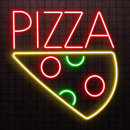 Pizza Neon Sign, Pizza LED Light, Pizza Slice Wall Decor, Pizza Logo Wall Art, Pizza Cafe Neon Light, Kitchen Neon Art, Pizza Lover Decor