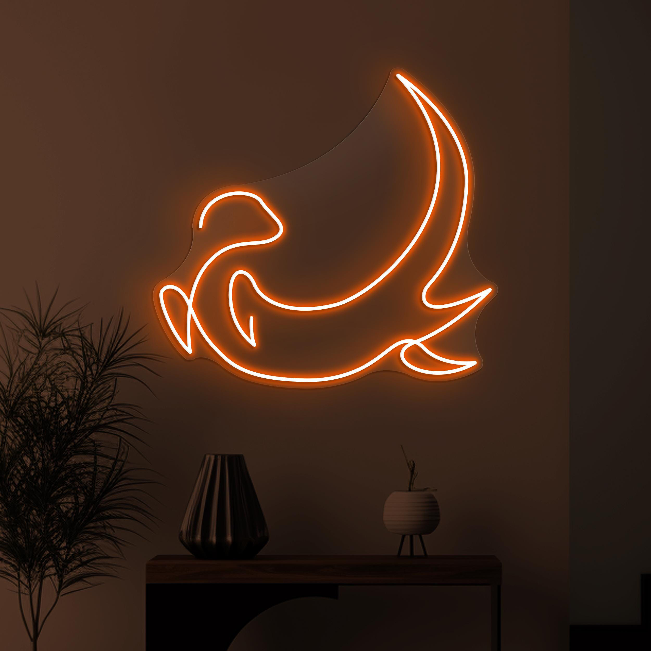 Otter Neon Sign, Otter LED Light, River Otter Wall Decor, Beach and River Neon Light, Cute Animal Wall Art, Custom Neon Sign, Home Decor