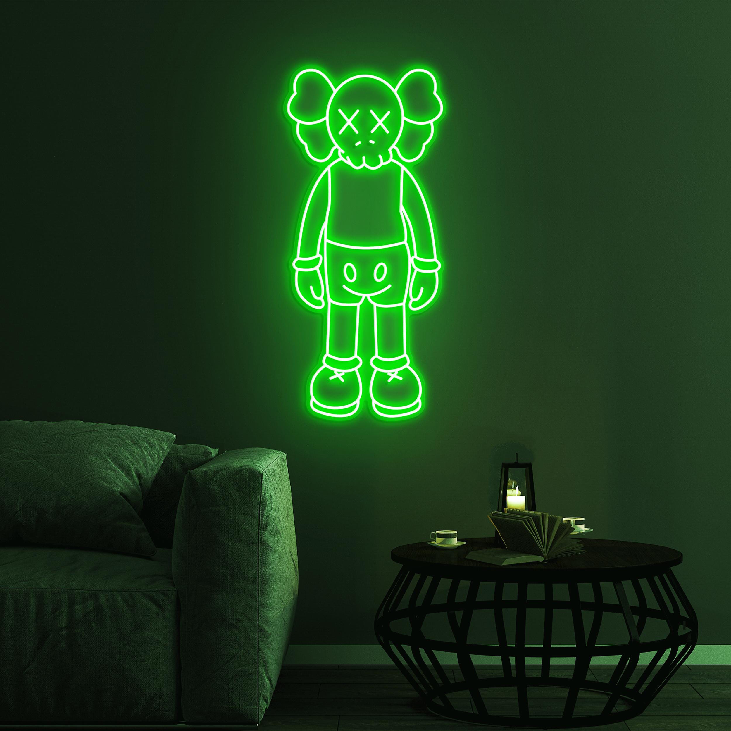 Street Kaw Neon Sign, Street Kaw LED Wall Light, Kaw Led Neon Art, Custom Kaw Art, Modern Street Sign for Home, Halloween & Party Wall Decor