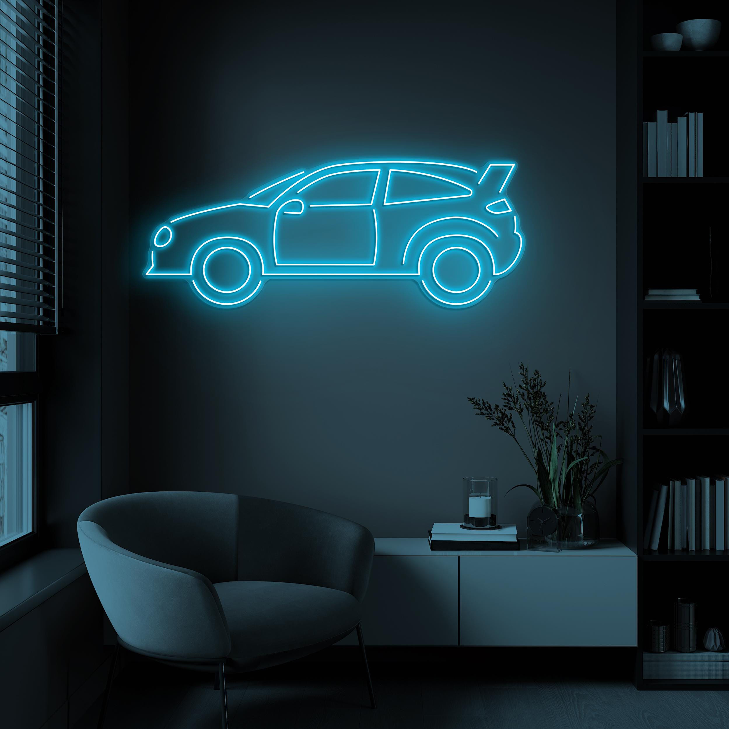 Car Neon Sign, Car LED Light, Garage Wall Decor, Race Car Wall Art, Automobile Neon Sign, Car Club Decor, Car Showroom Art, Car Lover Gift