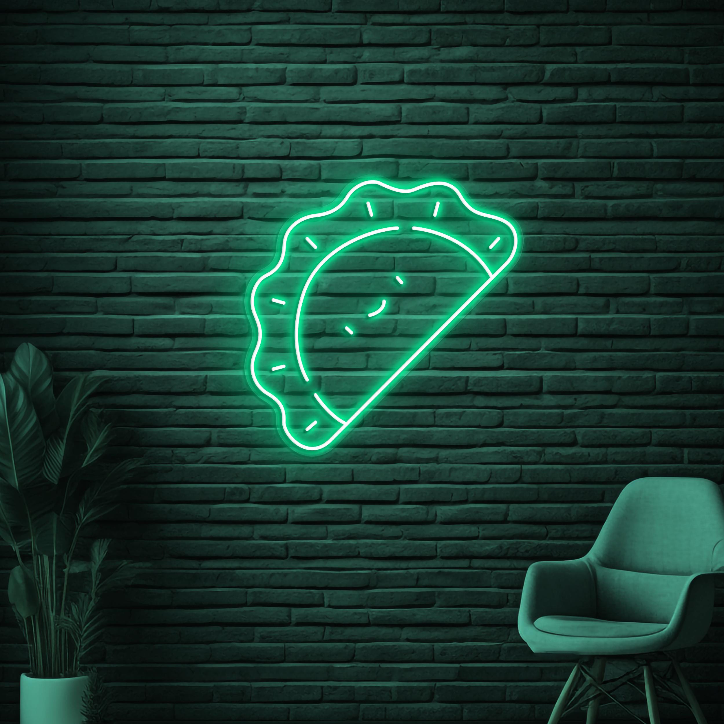 Pierogi Neon Sign, Pierogi LED Light, Dumplings Wall Decor, Vareniks Wall Art, Restaurant Neon Sign, Japanese Food Sign, Dumpling Shop Decor