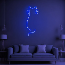 Cat Neon Sign, Kitten LED Neon Sign, Cat Neon Light, Cat Decor for Rooms, Nurseries, and Parties,Perfect for Baby Showers and Birthday Gifts