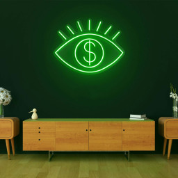 Eye Neon Sign, Evil Eye Neon Light, Eyeball Wall Decor, Spiritual Neon Sign, Anime Room Art, Eye Neon Sign for Bedroom, Party, or Bar, Gift