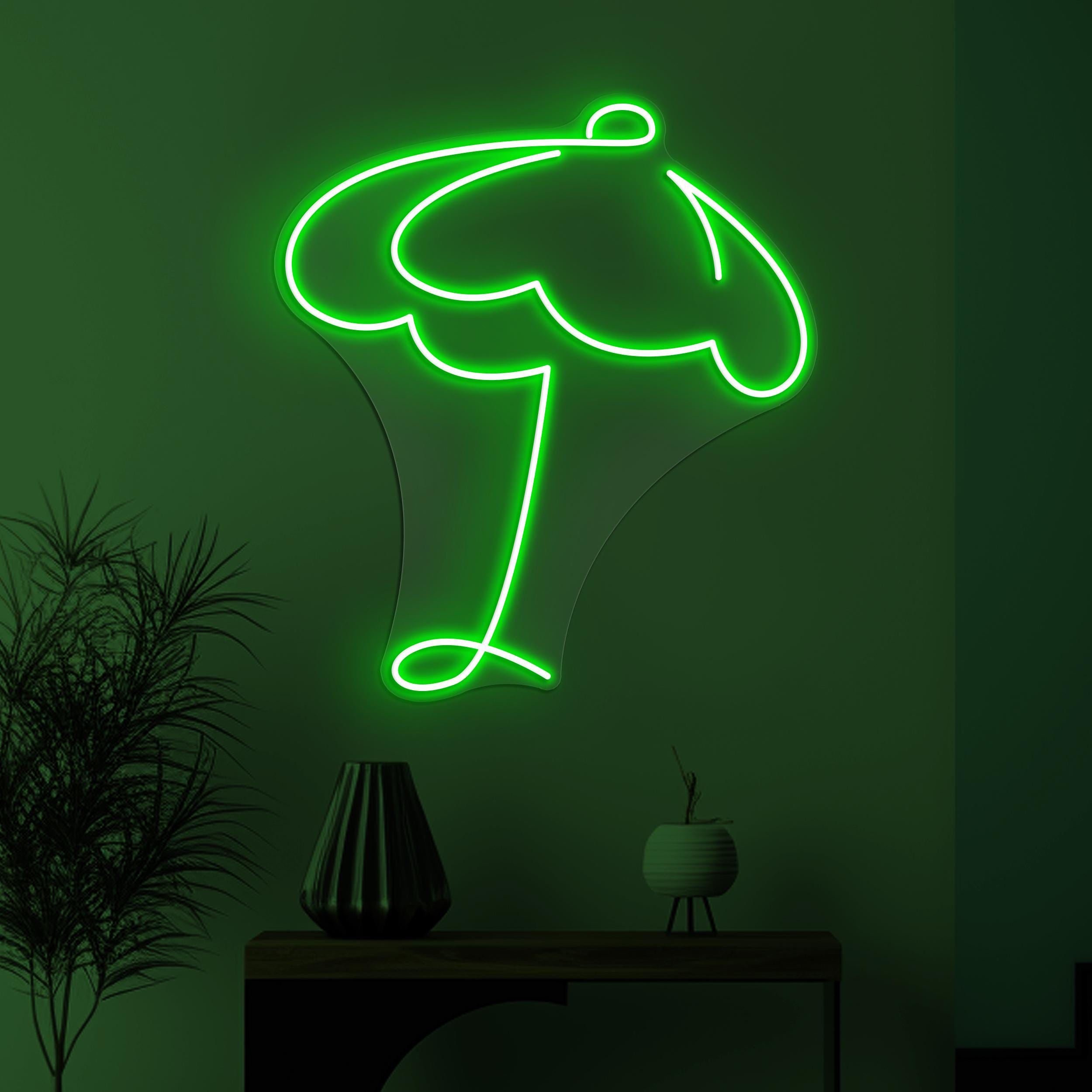 Umbrella Neon Sign, Umbrella LED Light, Rainy Day Wall Decor, Beach Umbrella Wall Art, Home Neon Light, Beach Vibes Sign, Kids Room Decor