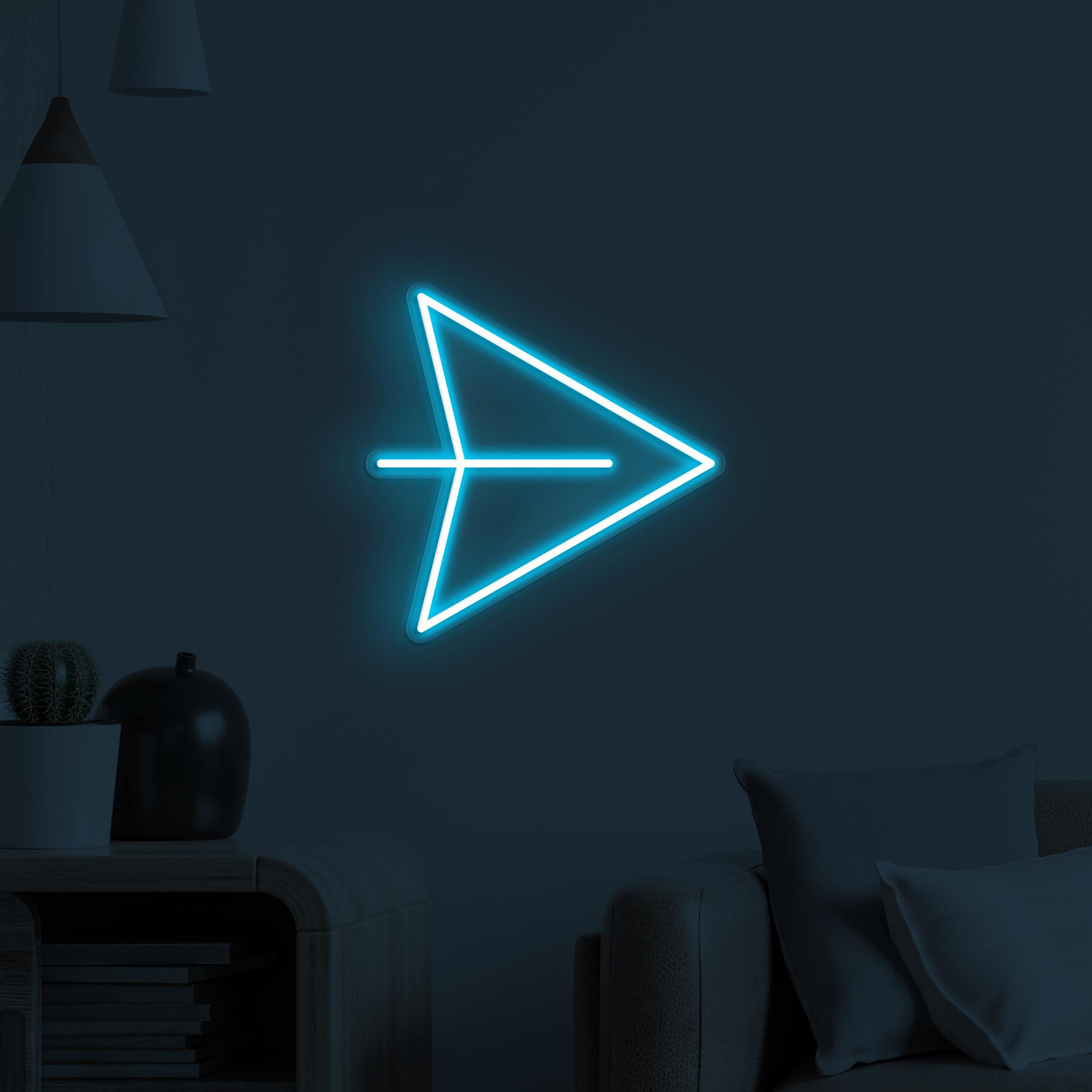 Paper Plane Neon Sign, Paper Airplane LED Light, Kids Room Wall Decor, Flying Plane Wall Art, Airport Neon Light, Home Neon Art, Custom Sign