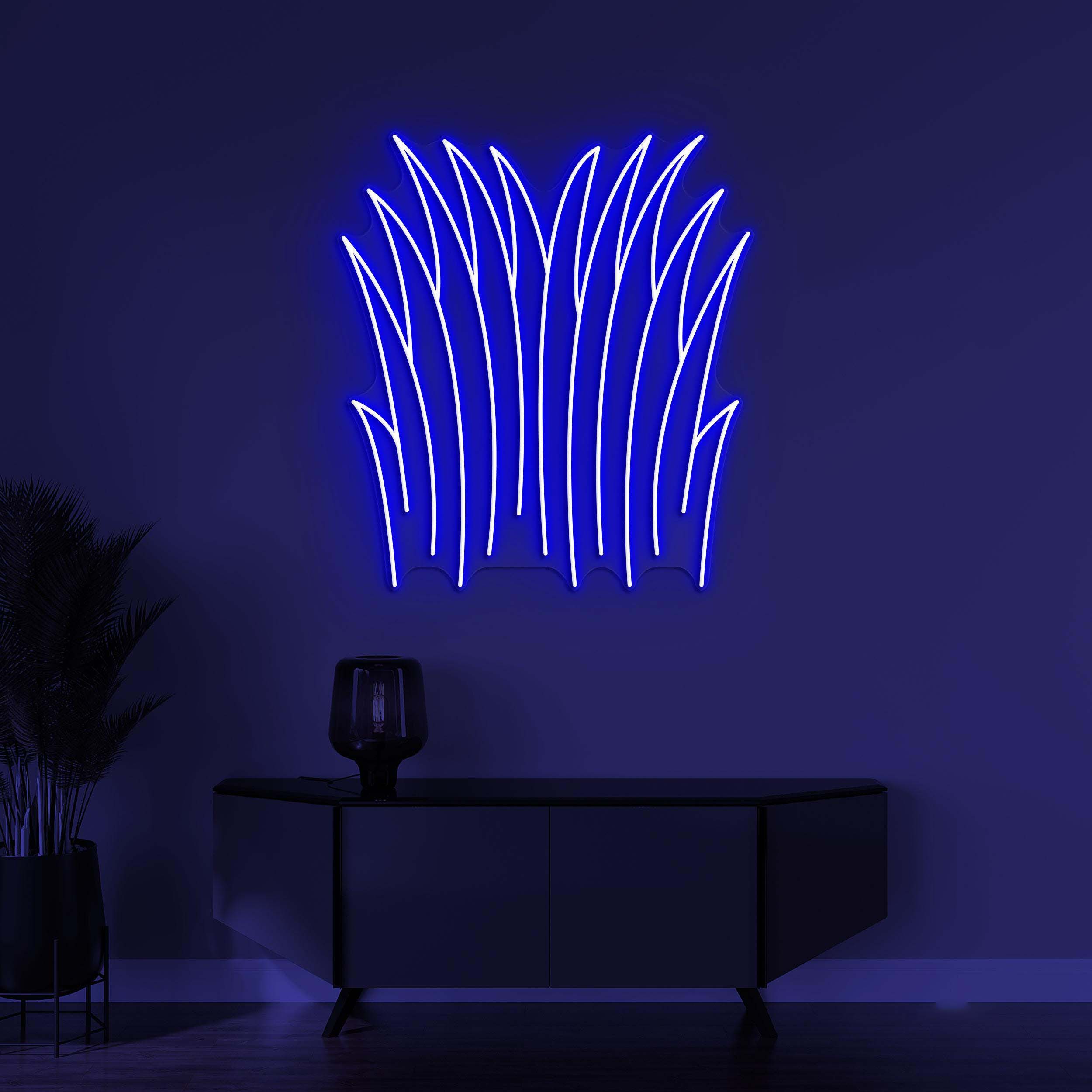 Grass Neon Sign, Grass Neon Light, Grass Plant Wall Art, Garden Wall Decor, Nature Grass Neon Sign, Home Wall Art, Plant Shop Neon Light