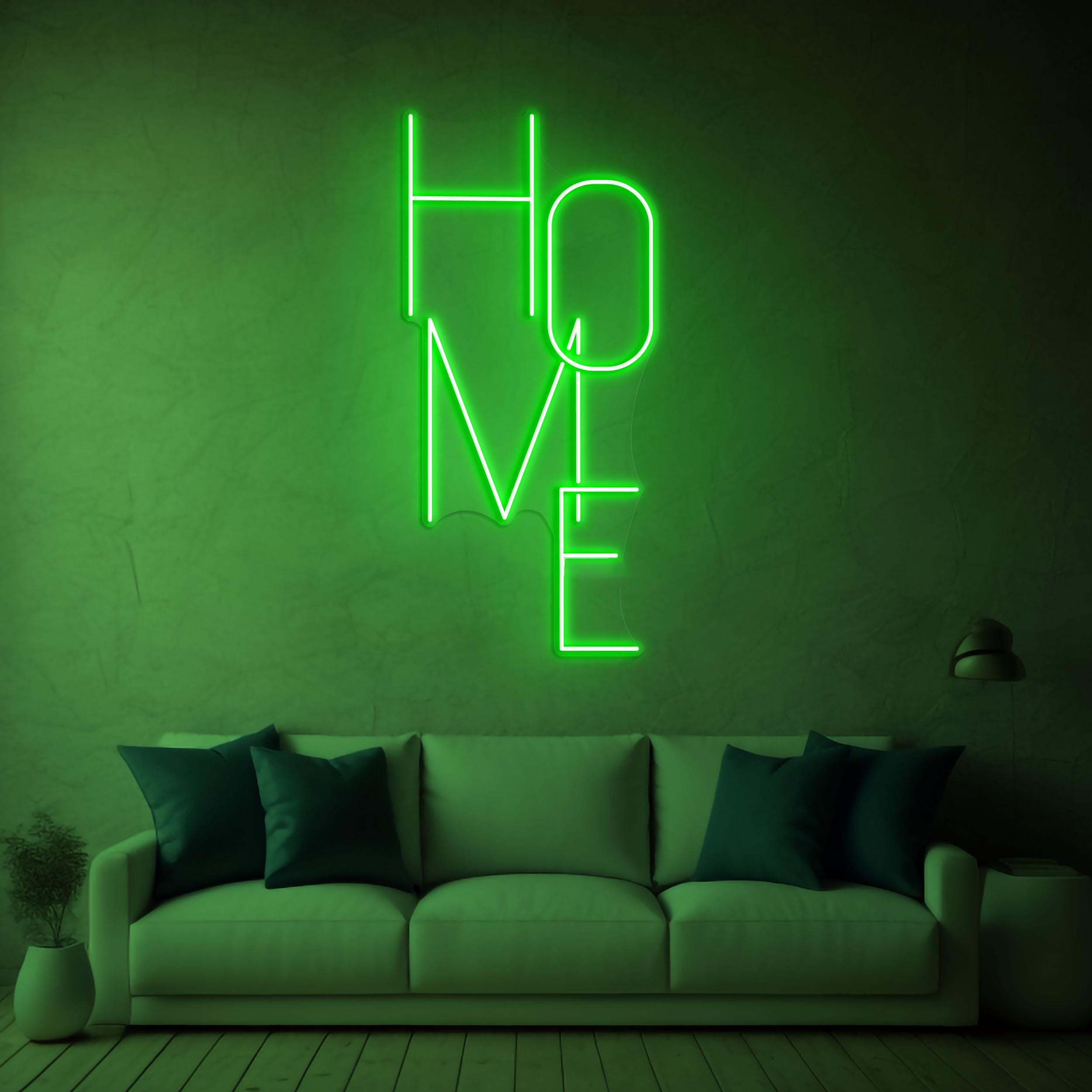 Home Neon Sign, Home LED Light, Home House Warming Wall Art, Custom Neon Sign, Home, Room, Bedroom Decoration, Home Wall Hanging Neon Decor