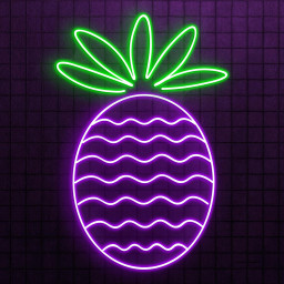 Pineapple Neon Sign, Pineapple LED Light, Fruit Shop Wall Decor, Pineapple Surf Wall Art, Cafe And Bar Neon Light, Personalized Neon Sign