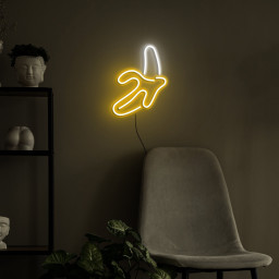 Banana Neon Sign, Banana Wall Décor Light, Banana Fruit Neon Art, Kids' Room, USB Powered Banana Night Lamp, Birthday Party Decoration, Gift