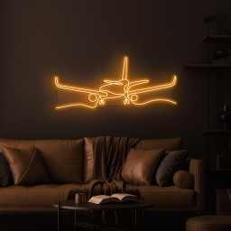 Airplane Neon Sign, Airplane LED Light, Airplane LED Neon Art, Take Off Neon, Travel Agency Wall Art, Pilot's Dream Sign, Game Room Decor
