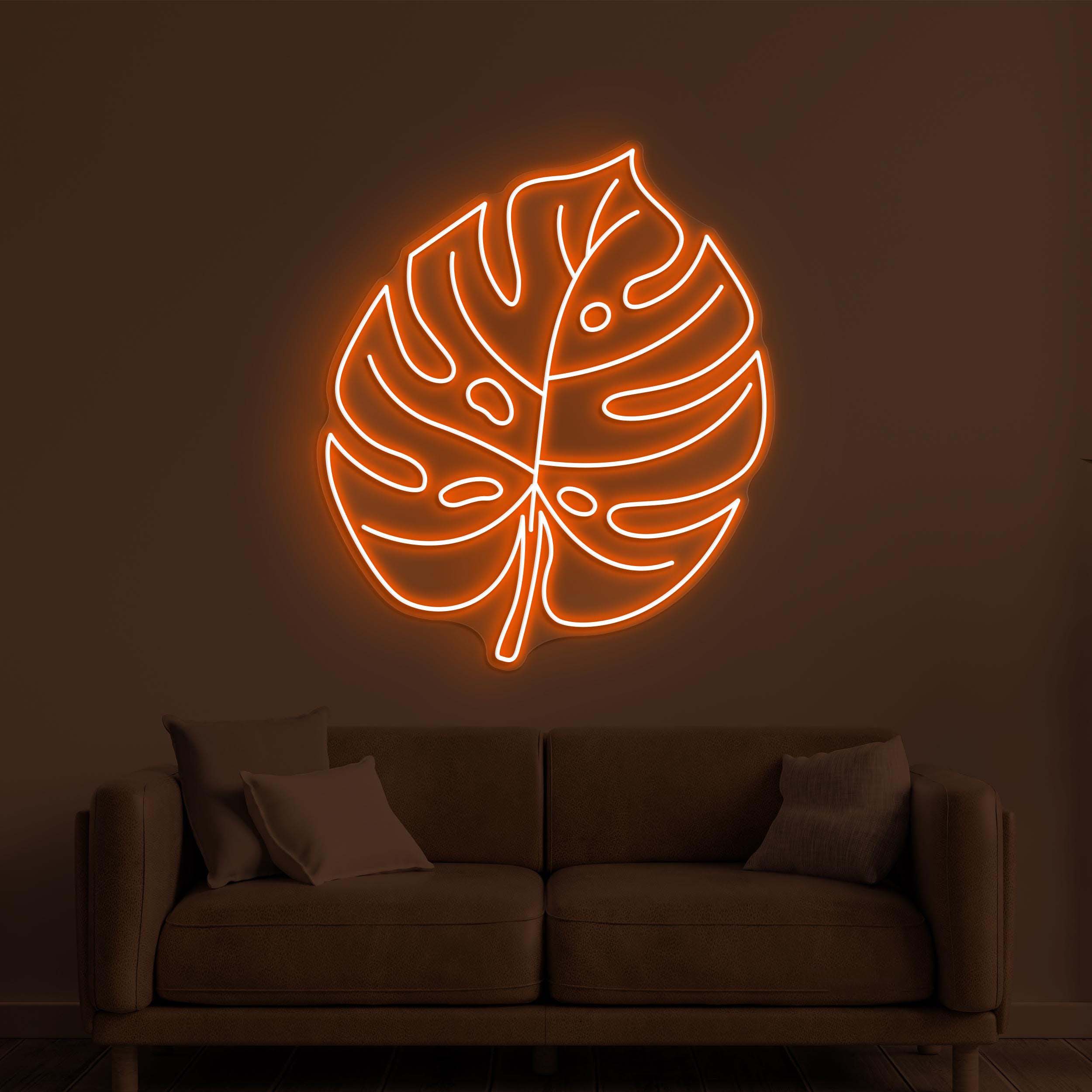 Leaf Neon Sign, Monstera Leaf LED Light, Leaf Neon Wall Art, Home Wall Decor, Plant Shop Art, Kids Room Neon Sign, Leaf Neon Art, Gift idea