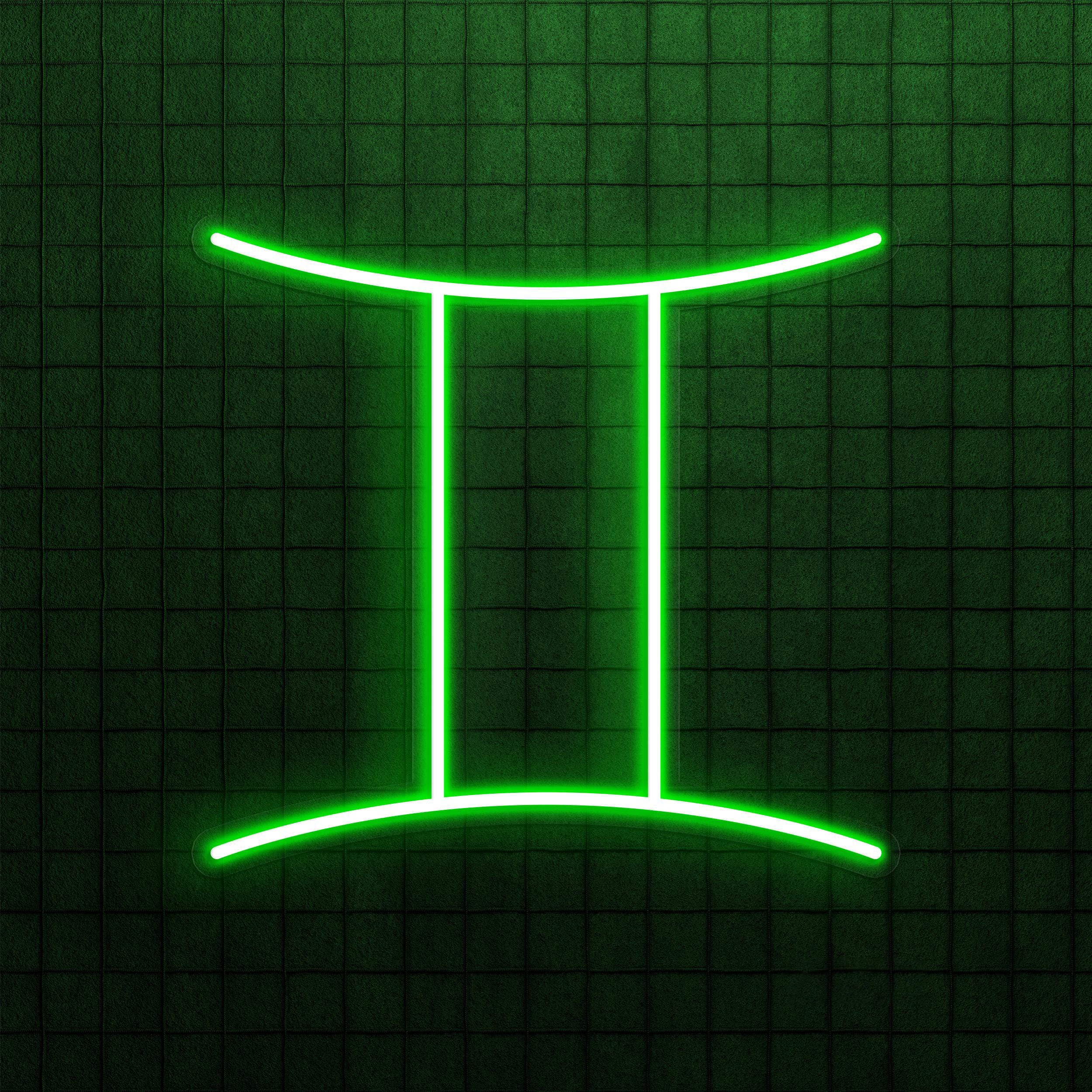 Gemini Neon Sign, Gemini Led Neon Light, Gemini Zodiac Wall Decor, Decor for Studio, Cafe, & Bar, Home Wall Art, Elements of the Zodiac Sign
