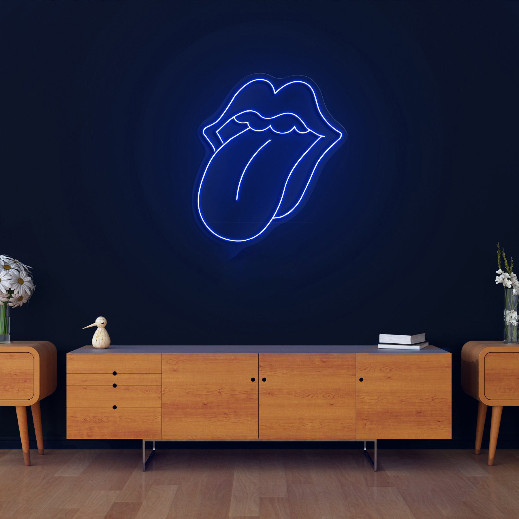 Mouth Lips Neon Sign, Lips LED Light, Big Tongue Modeling Sign, Room Decor, Lips Wall Art, Party Gift, Custom Neon Sign, Home and bar Decor