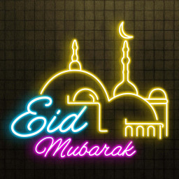 Eid Mubarak Neon Sign, Eid Mubarak LED Light, Muslim Home Wall Decor, Mosque Wall Art, Personalized Eid Sign, Islamic Festival Neon Light