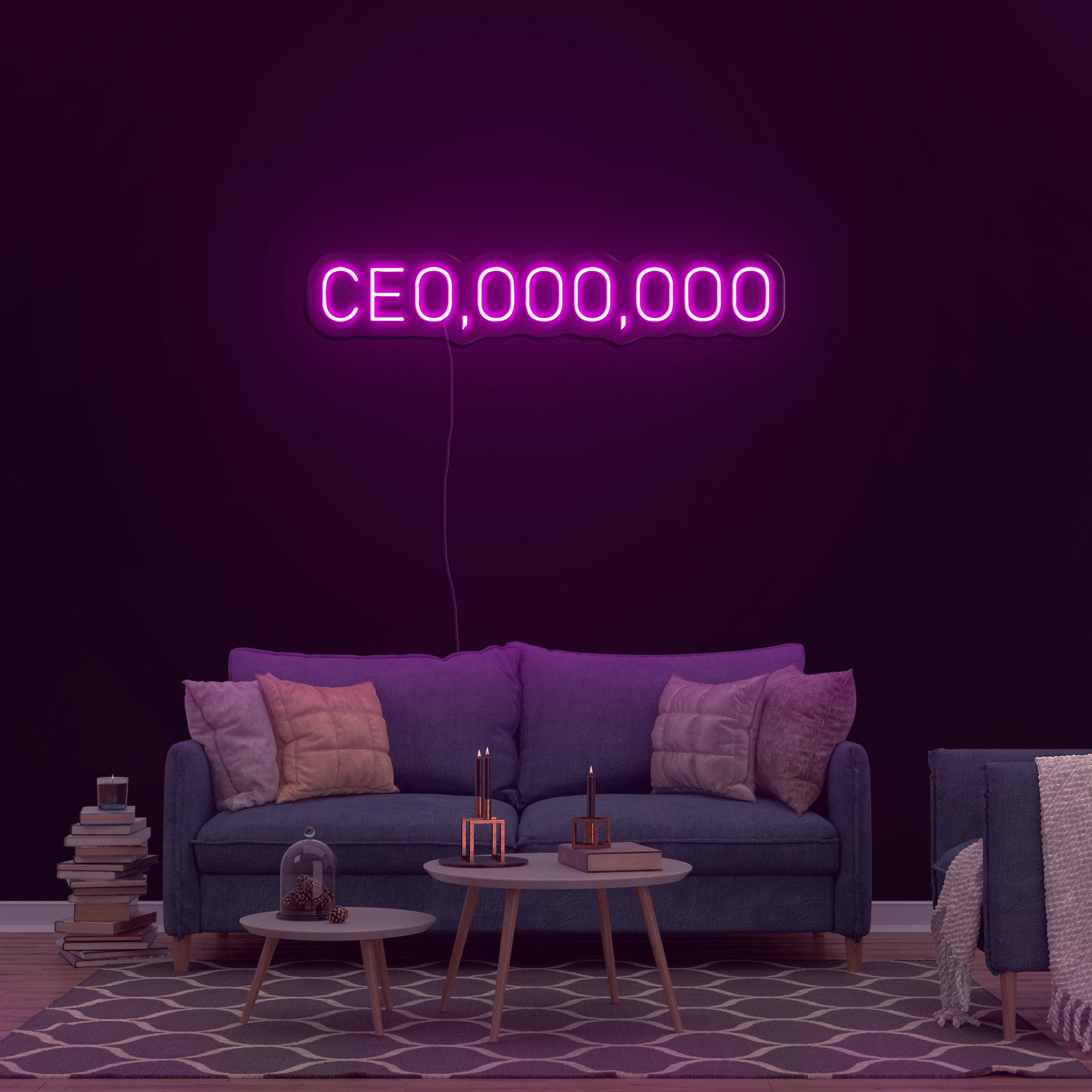 CEO LED Neon Sign, Wall Decor, Room Lighting, Office Art, Busines decor, Neon Light, Gift for Business Professionals, CE0000000,Office decor