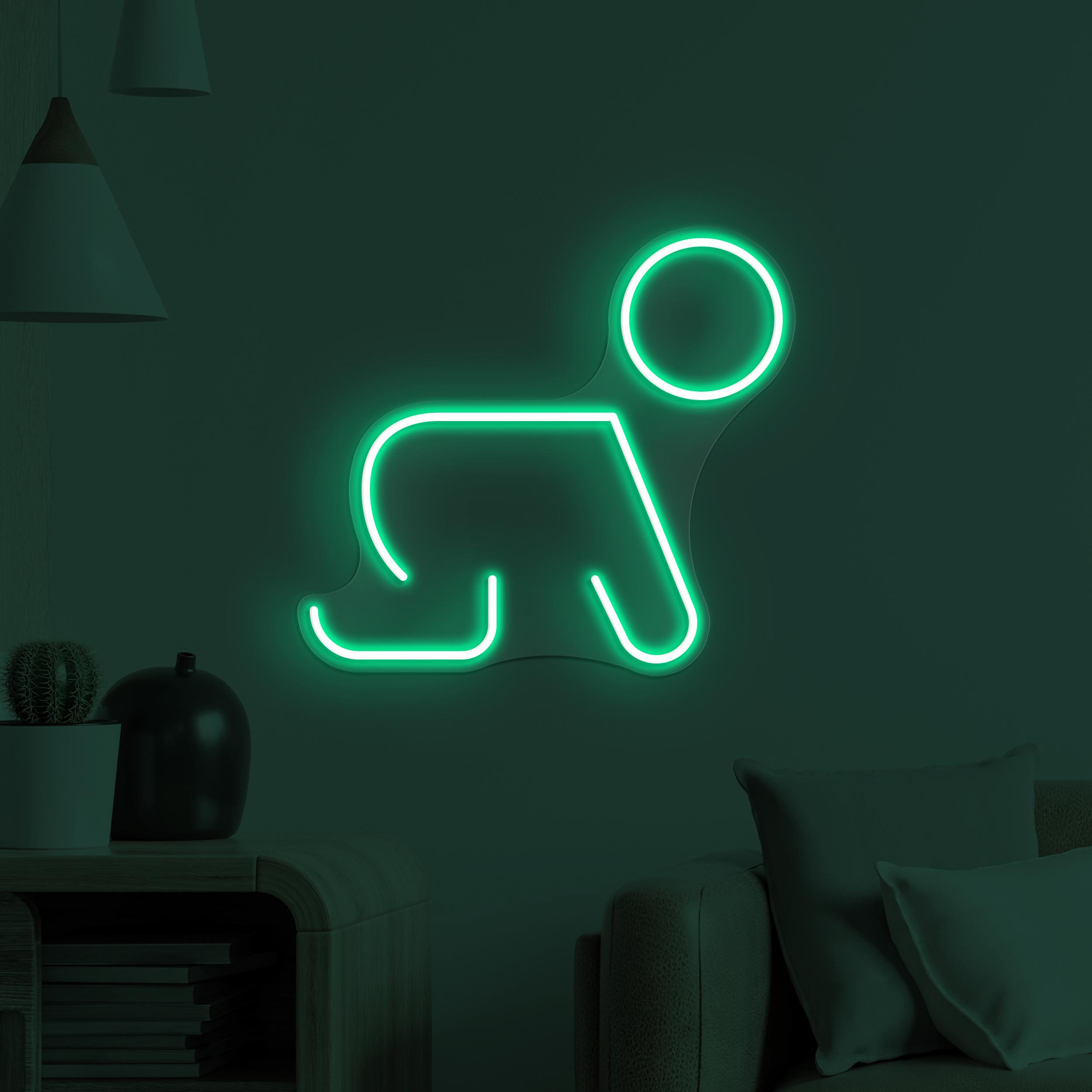 Crawling Baby Neon Sign, Crawling Baby LED Light, Nursery Room Wall Art, Baby Neon Sign, Custom Neon Sign, Home Wall Decor, Baby Room decor