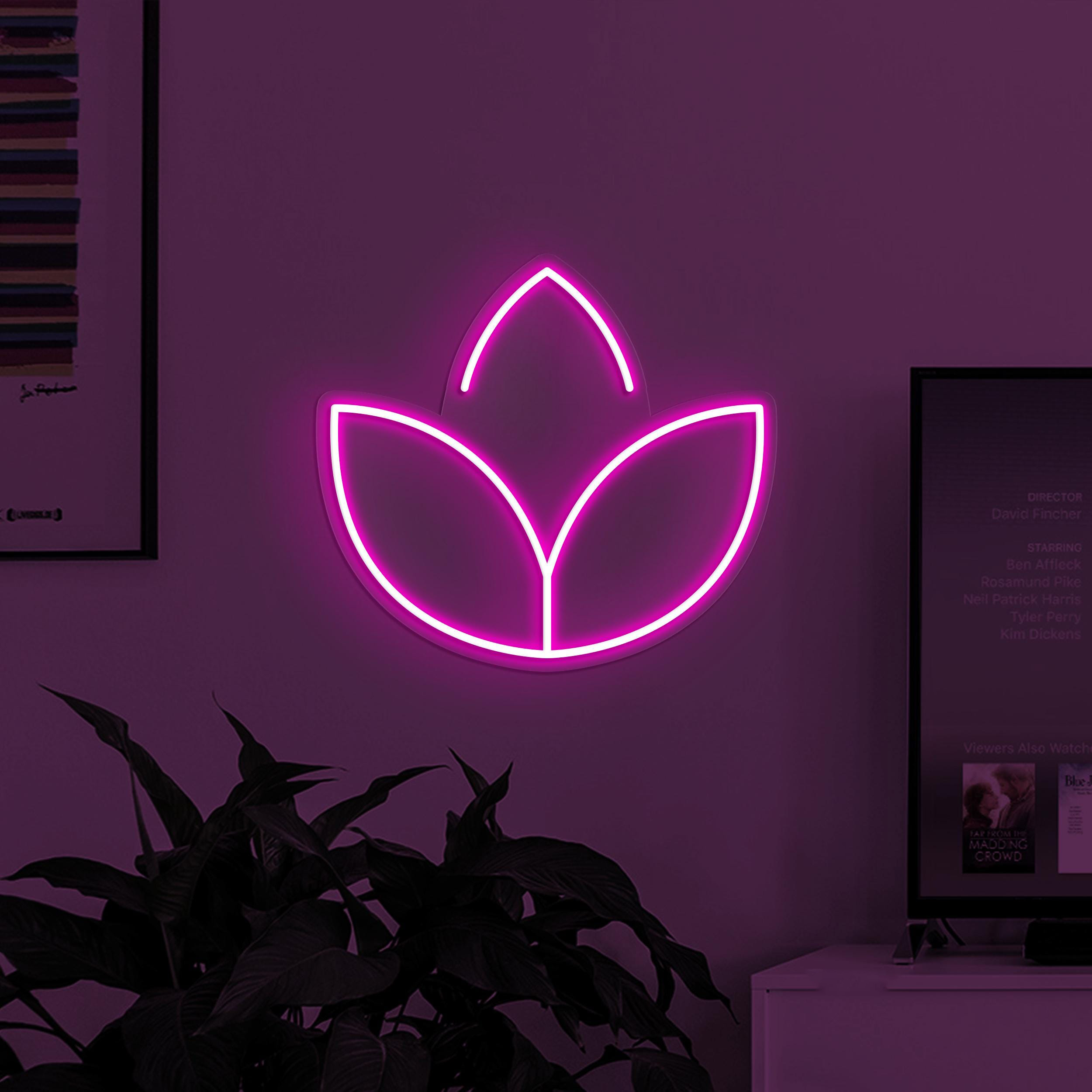 Tulip Neon Sign, Tulip LED Light, Tulip Flower Wall Art, Neon Art Decor for Home, Party and Birthday, Gift for Couple, Wedding Neon Light