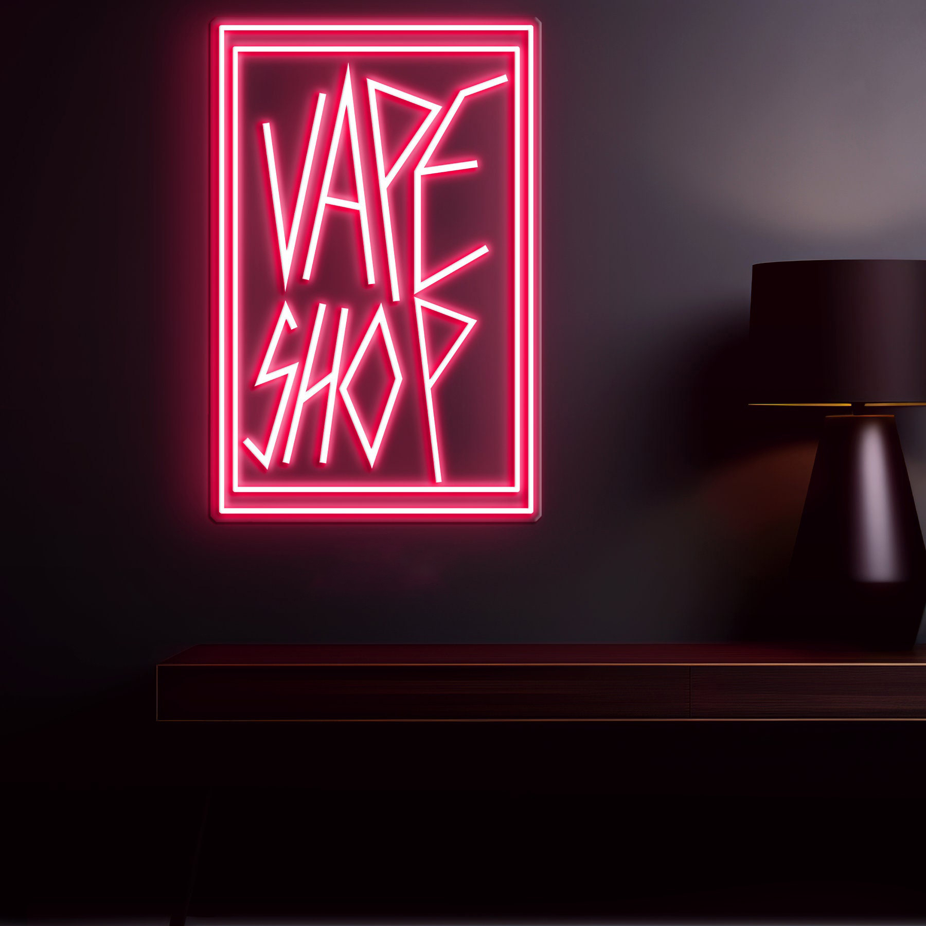 Vape Zone Neon Sign, Shop & Home Decor, Vape Light, LED Light for Business Advertising, Man Cave, Bar, Pub, Smoking Lounge, Party,Vape Decor