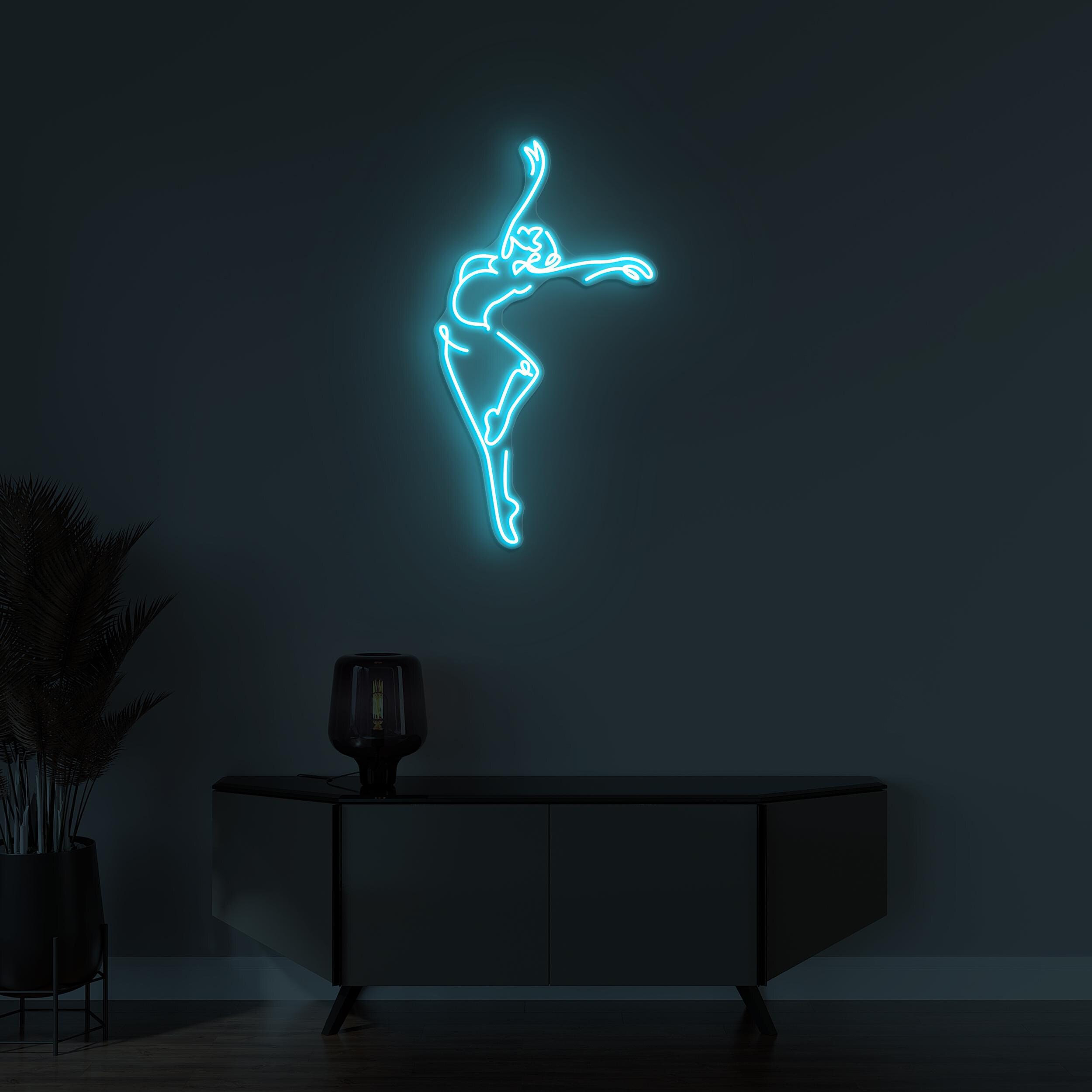 Girl Dance Neon Sign, Ballet Dance LED Light, Girl Dance LED Art, Dancing Club Wall Decor, Dancer Neon Sign, Home Wall Art, Dance Lover Sign