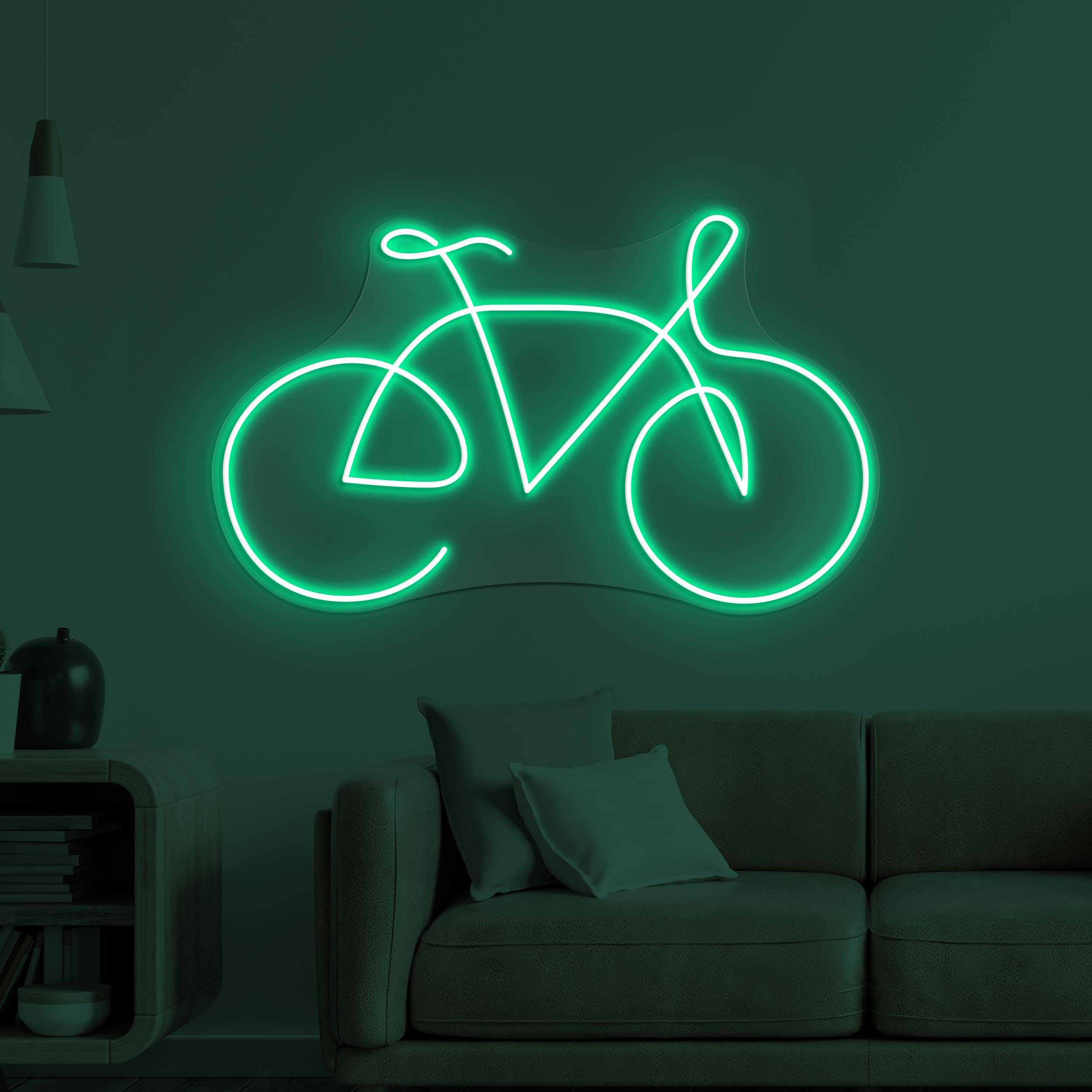 Bicycle Neon Sign, Bicycle LED Light, Toys Shop Neon Art, Cycling Wall Decor, Home Wall Light, Game Room & Kids Room Decor, Lounge Led Sign