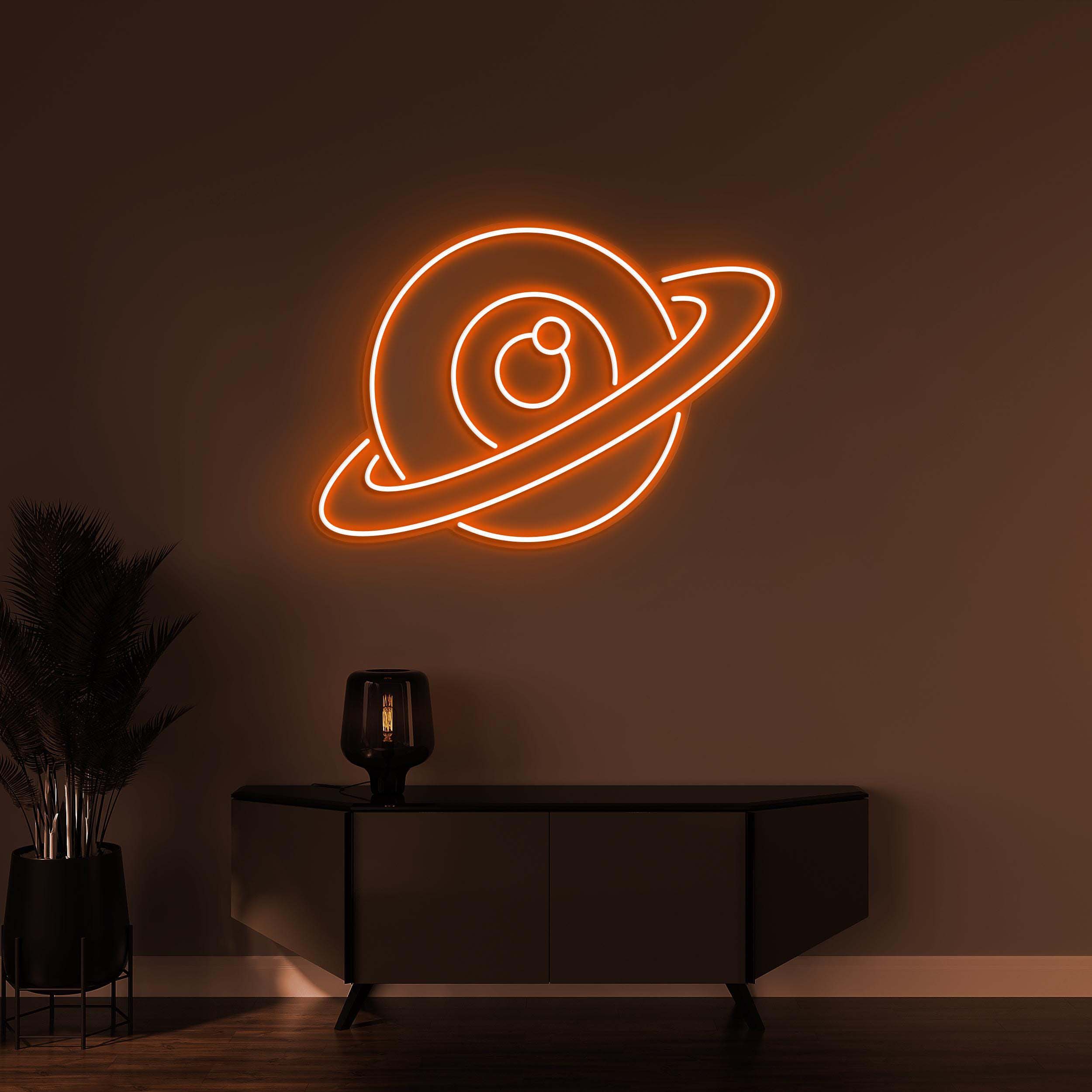 Planet Neon Sign, Saturn Neon Sign, Planet Wall Decor, Custom Neon Sign, Kids Room Decor, Space Wall Art, Home Wall Decor, Space Lover, Gift