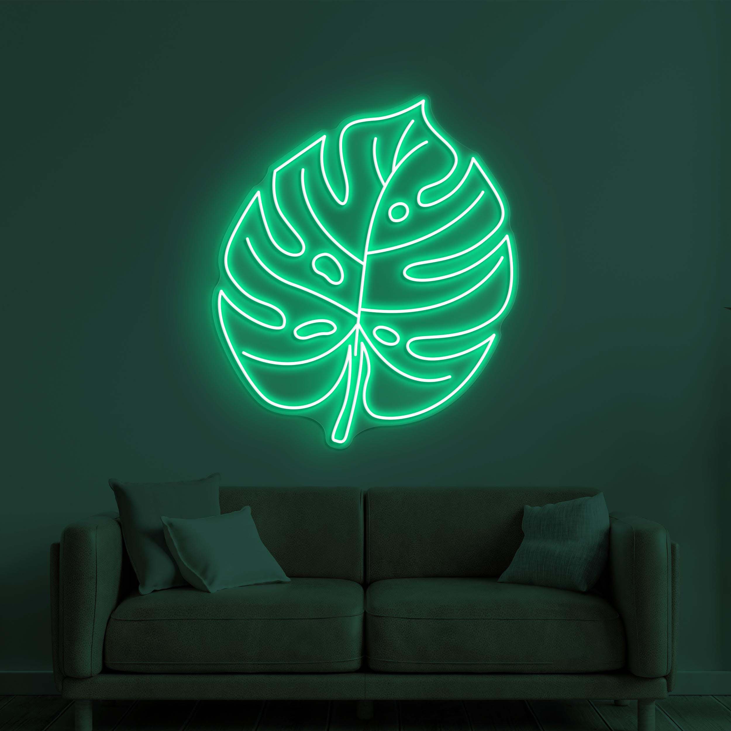 Leaf Neon Sign, Monstera Leaf LED Light, Leaf Neon Wall Art, Home Wall Decor, Plant Shop Art, Kids Room Neon Sign, Leaf Neon Art, Gift idea