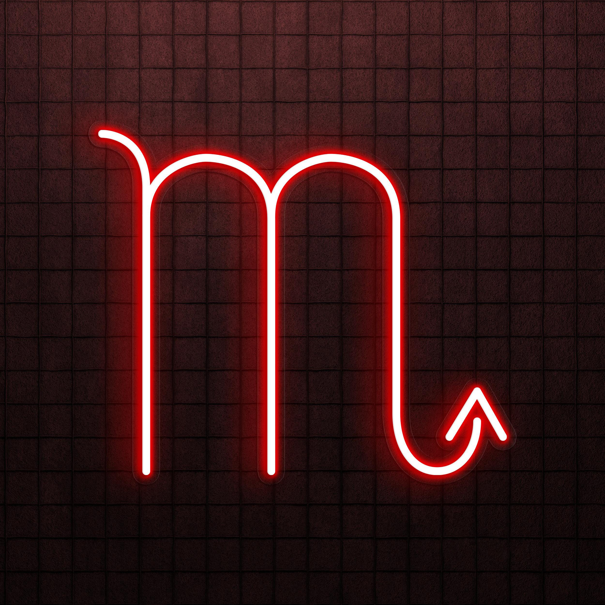 Scorpio Neon Sign, Scorpio LED Light, Zodiac Horoscope Wall Decor, Astrology Zodiac Neon Light, Personalized Neon Sign, Home Wall Decor