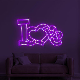 Love Neon Sign, Love LED Light, Love Logo Wall Art, Wedding Party Decor, Couple Neon Light, Romantic Neon Sign, Custom Neon Art, Couple Gift