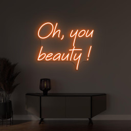 Oh You Beauty Neon Sign, Oh You Beauty LED Light, Beauty Saloon Wall Decor, Beauty Room Sign, Girl Room Wall Decor, Personalized Beauty Sign