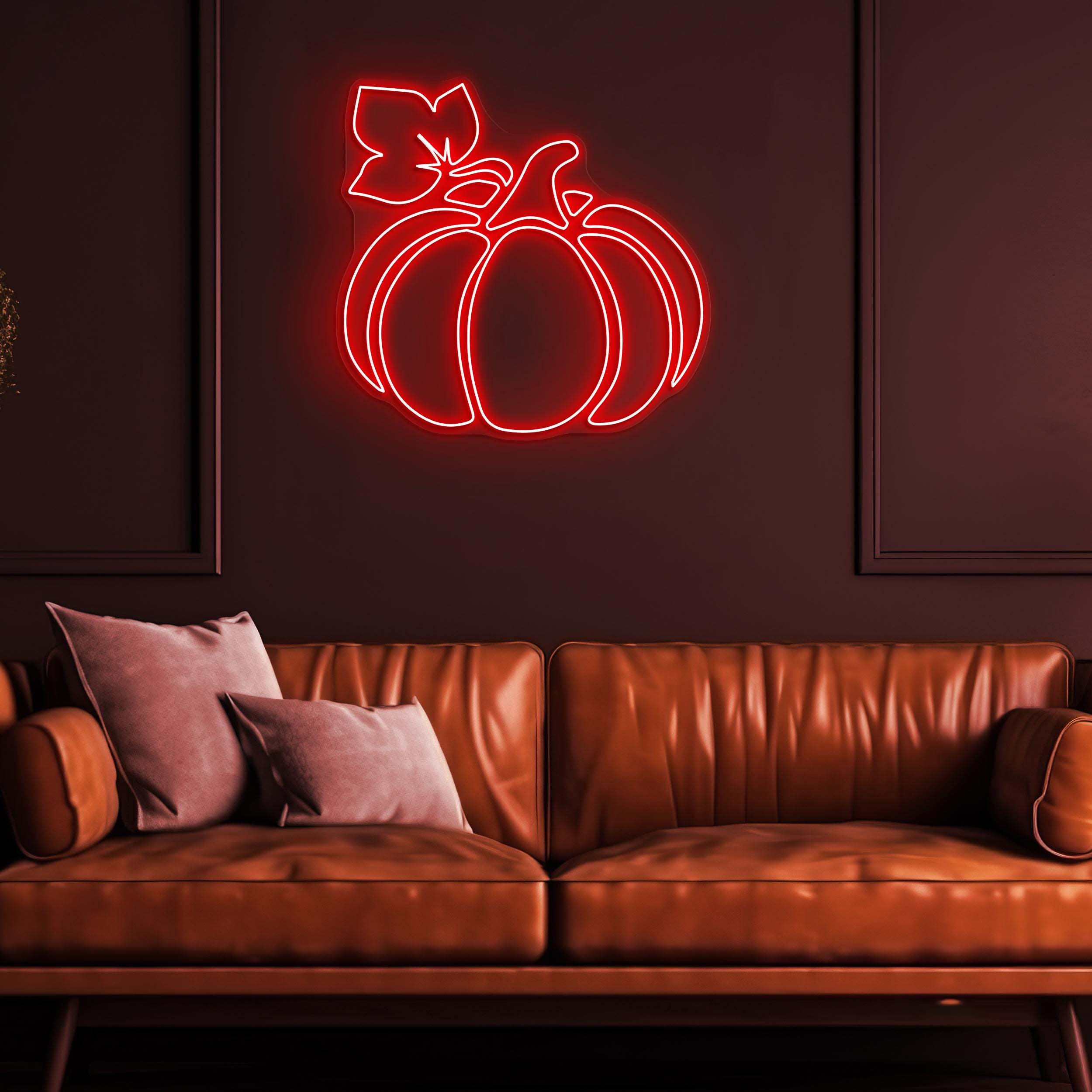 Pumpkin Neon Sign, Pumpkin LED Light, Pumpkin Fruit Wall Decor, Fruit Shop Wall Art, Custom Sign, Kitchen Neon Light, Gift for Pumpkin lover