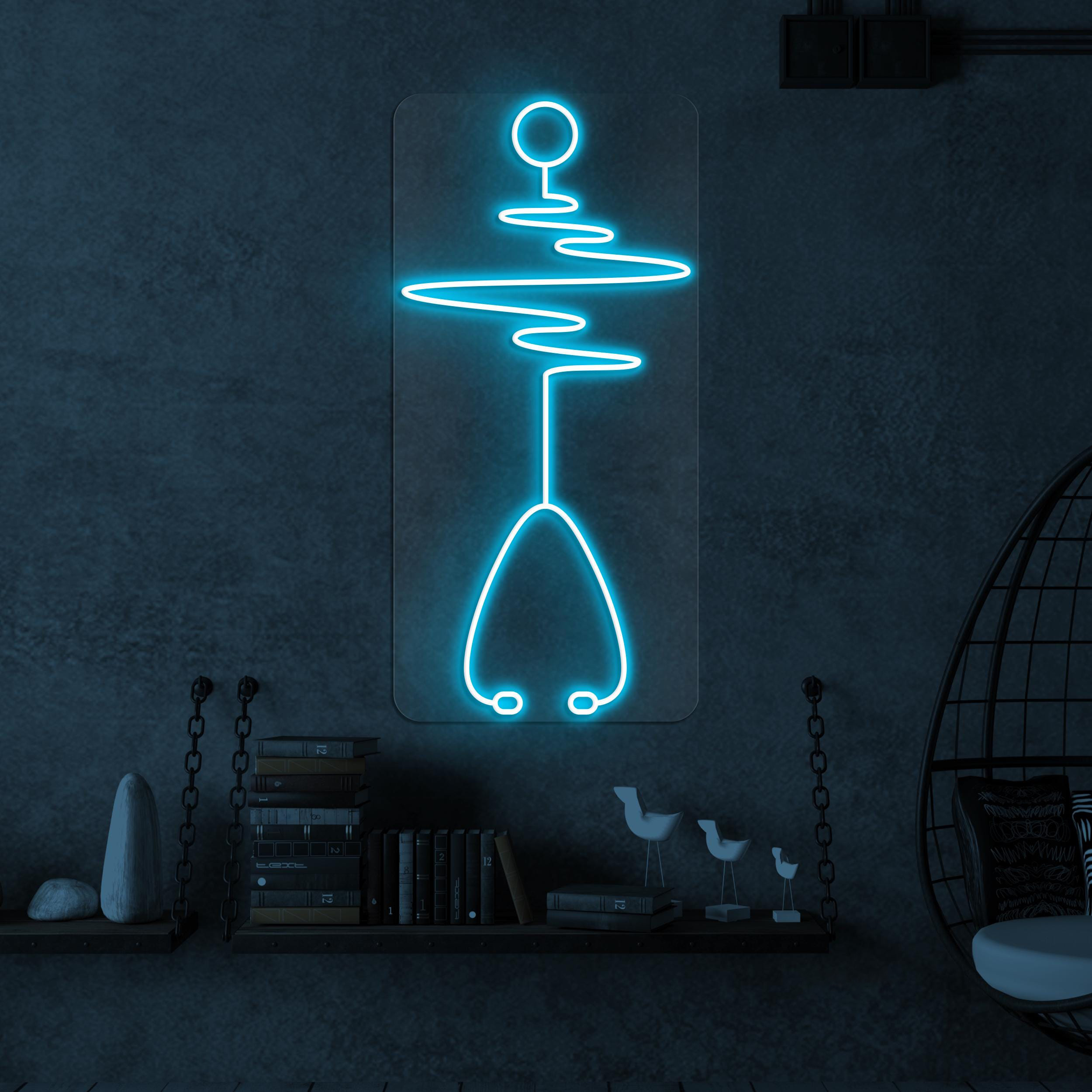 Stethoscope Neon Sign, Stethoscope LED Light, Hospital Wall Decor, Medical Room Wall Art, Doctor Office Neon Light, Healthcare Neon Art