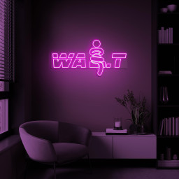 Wait Neon Sign, Wait LED Light, Wait Wall Decor, Hold On Door Sign, Custom Neon Sign, Shop Wall Decor, Store Door Sign, Patience Wall Art